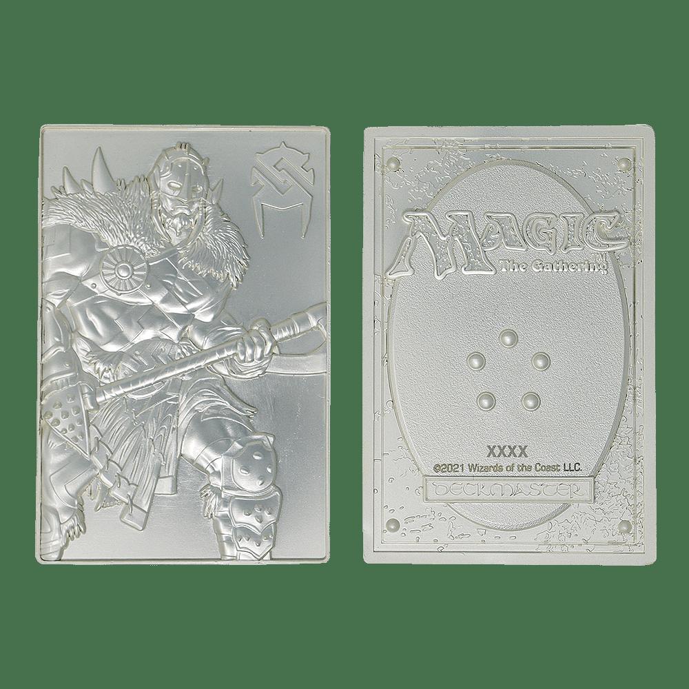 Merchandise - Magic the Gathering - MTG Silver Plated Garruk Metal Collectible - 1
