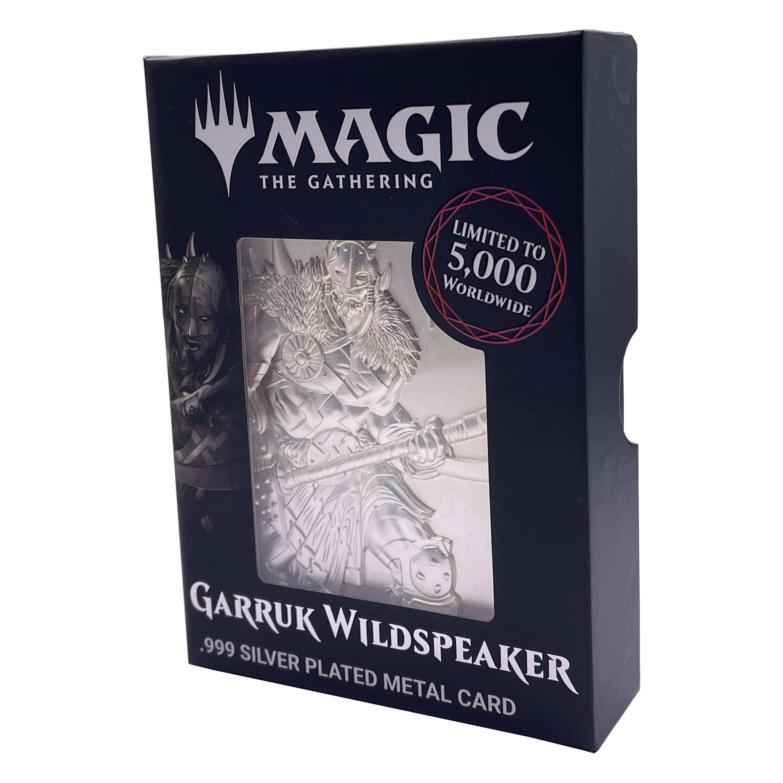 Mercadoria - Magic the Gathering - MTG Silver Plated Garruk Metal Collectible - 11