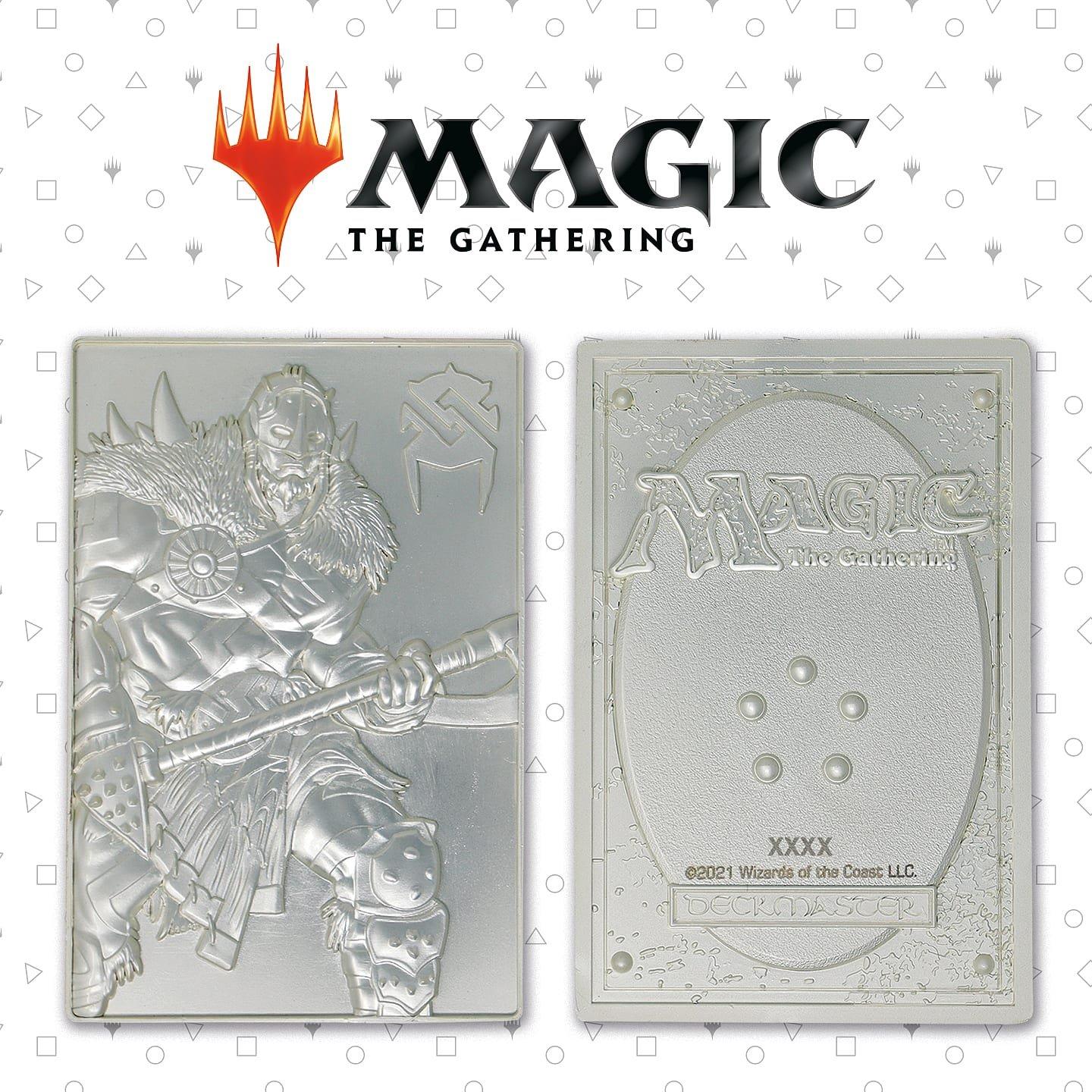 Mercadoria - Magic the Gathering - MTG Silver Plated Garruk Metal Collectible - 5