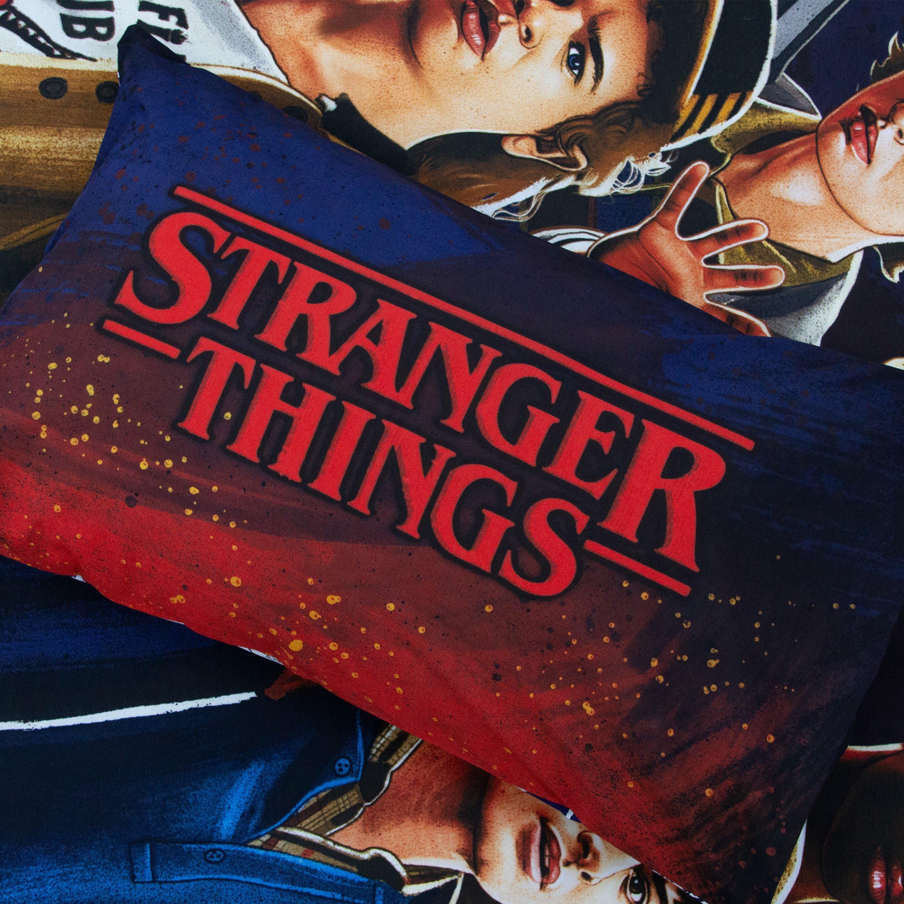 Multi - Stranger Things - Stranger Things Flames Double Panel Duvet - 4