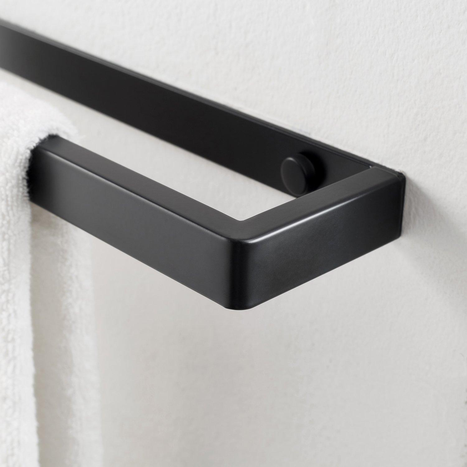 Black - House of Home - Towel Rail Black rectangle black 3 sizes - 4