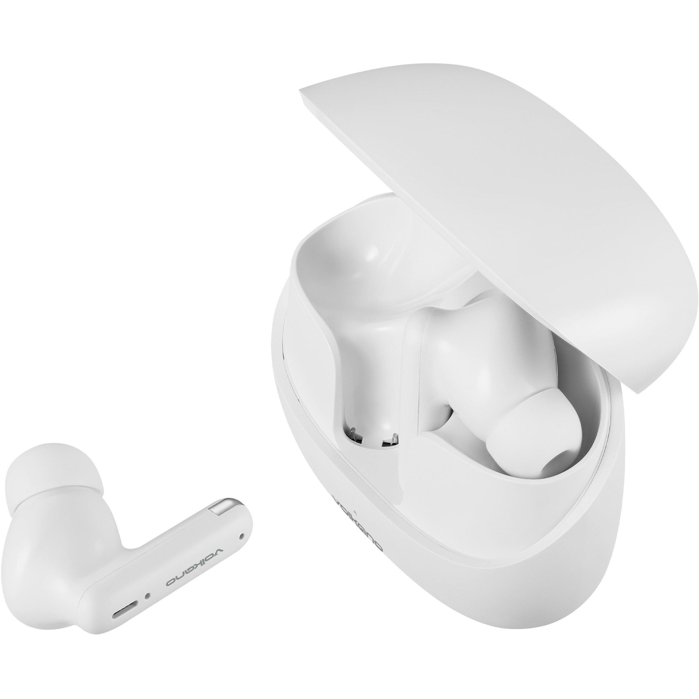 White - Volkano - Volkano Jupiter True Wireless Bluetooth Earphones - 3