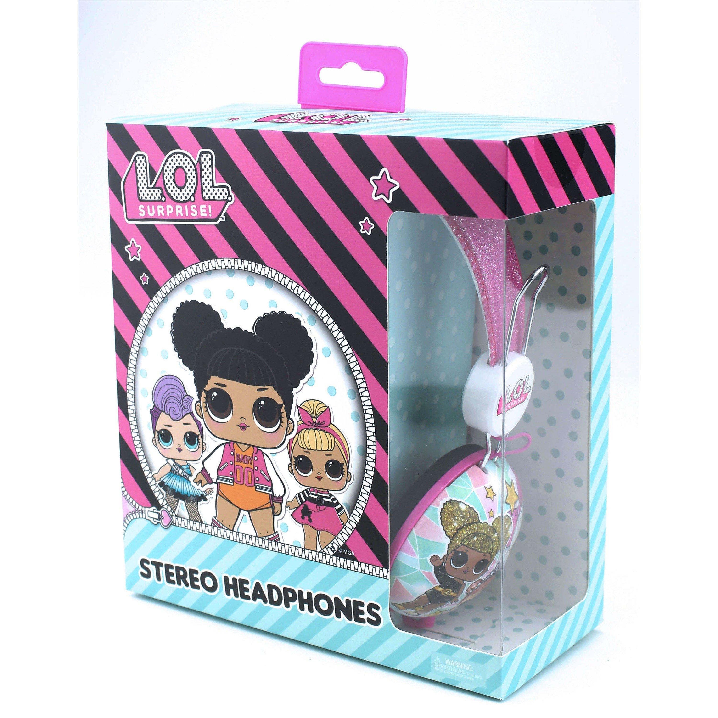 Pink - OTL Technologies - L.O.L. Surprise! Glitter Glam Headphones - 3