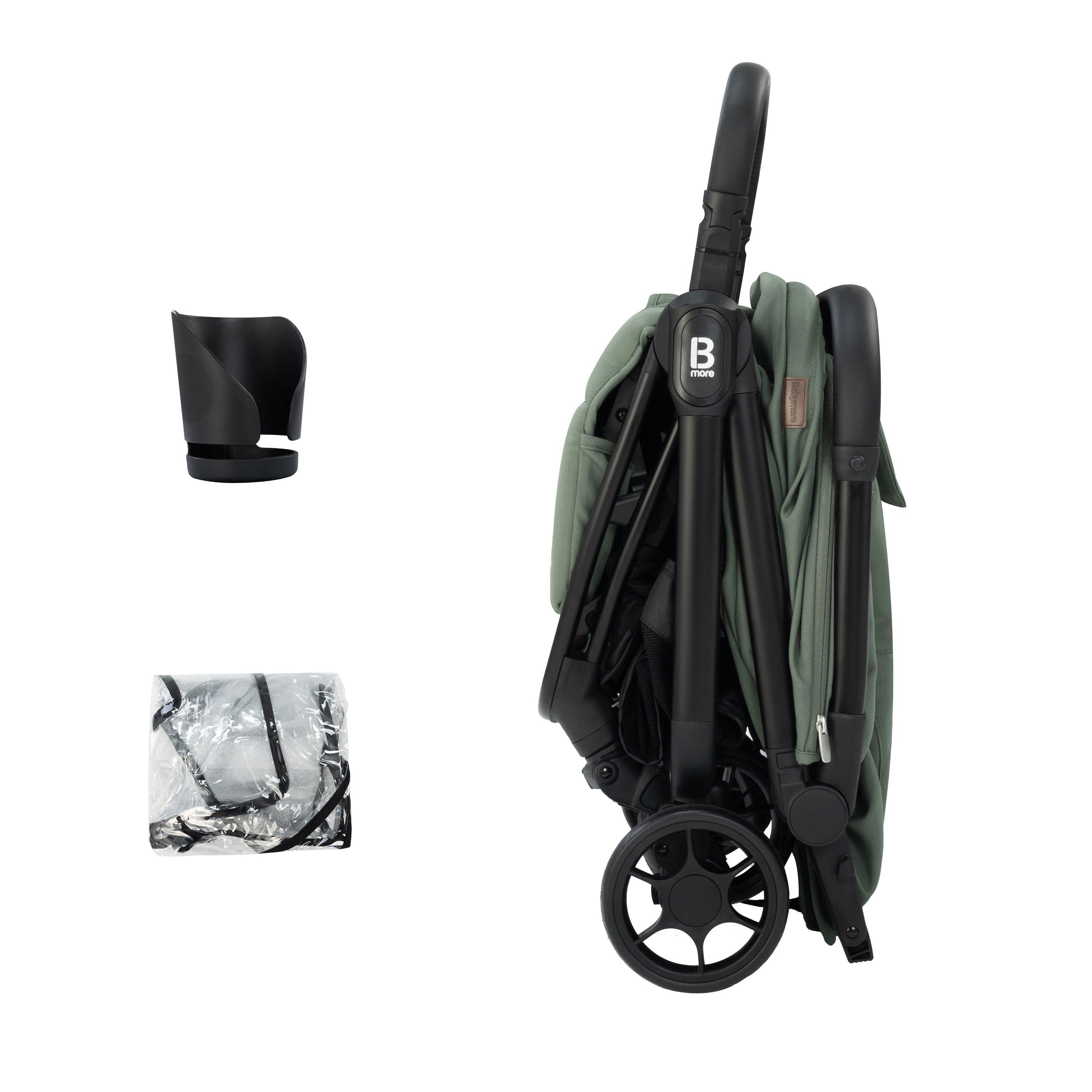 Forest Green - Babymore - Yara Compact Stroller - Forest Green - 6