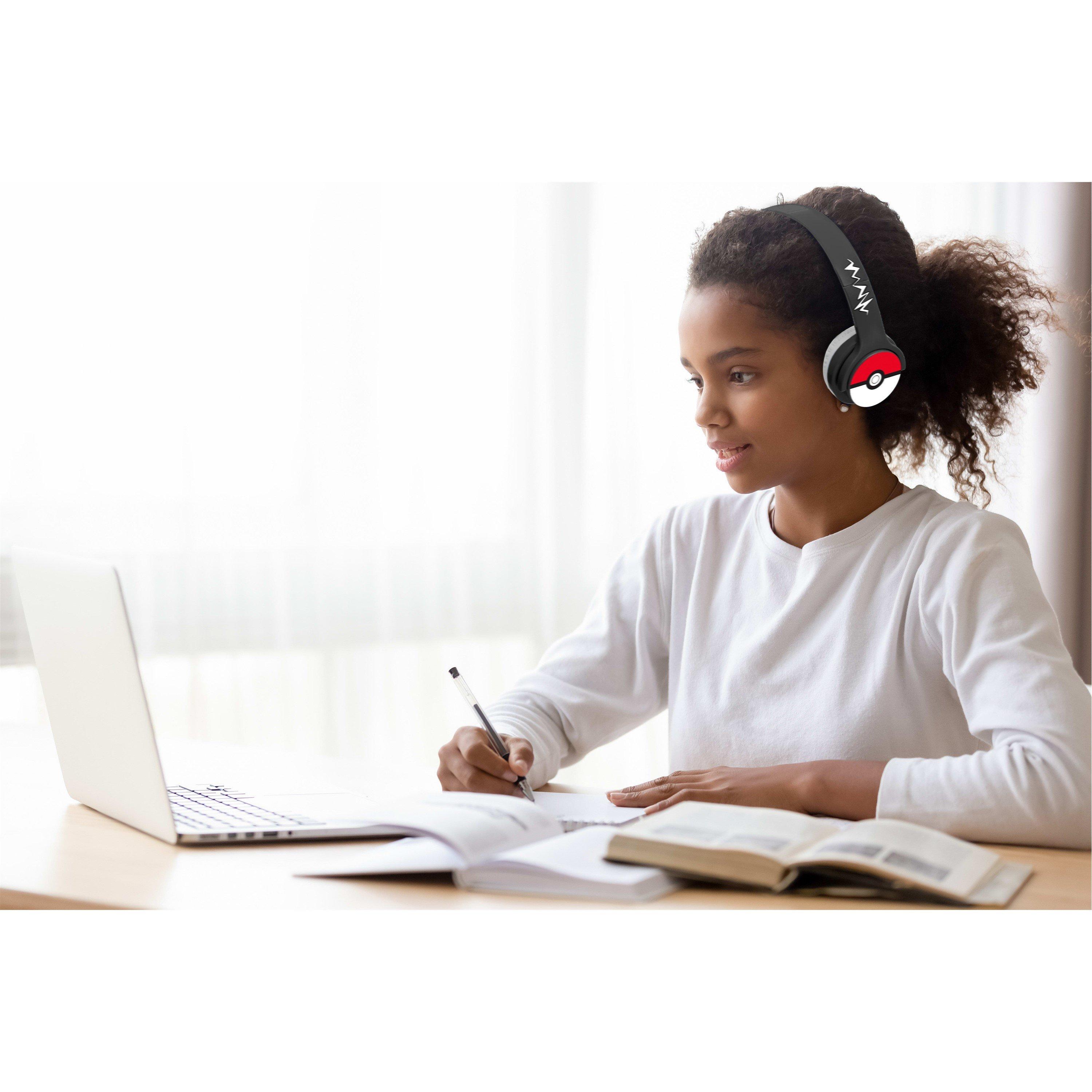 Black - OTL Technologies - Pokémon Poké Ball Wireless Headphones - 2