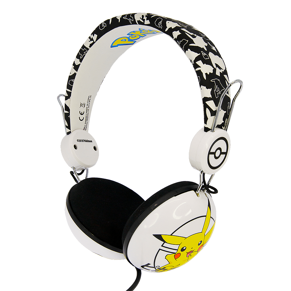 Marchandise - OTL Technologies - Pokémon Pikachu Black Headphones - 1