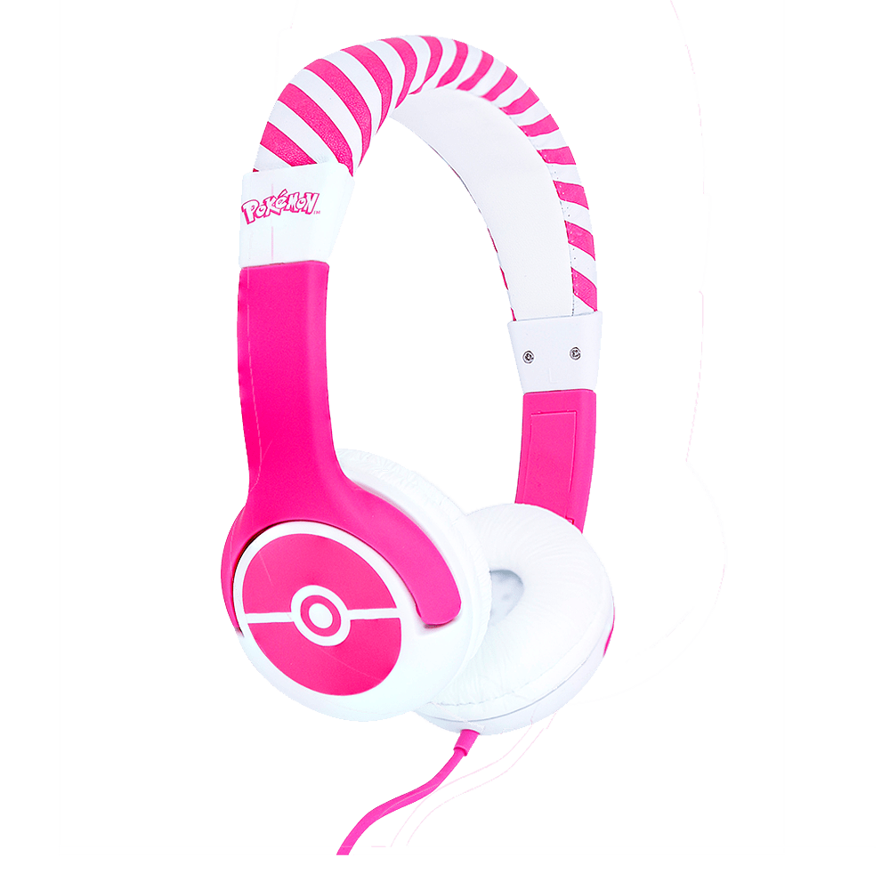 Pink - OTL Technologies - Pink Pokeball Headphones - 1