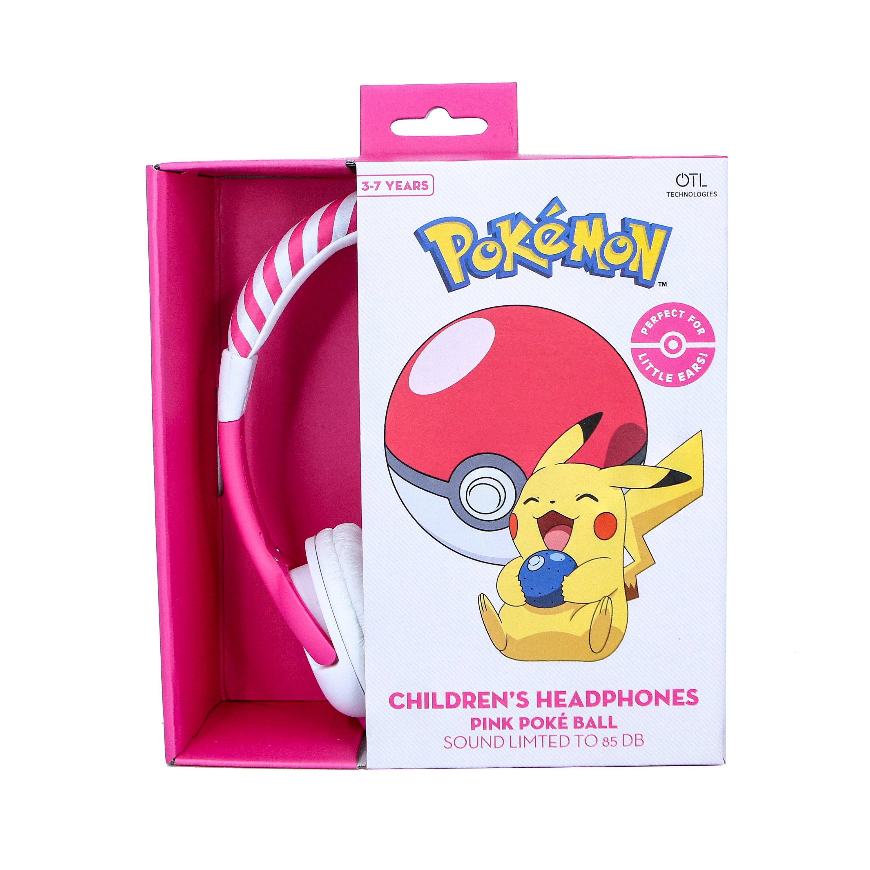 Pink - OTL Technologies - Pink Pokeball Headphones - 2