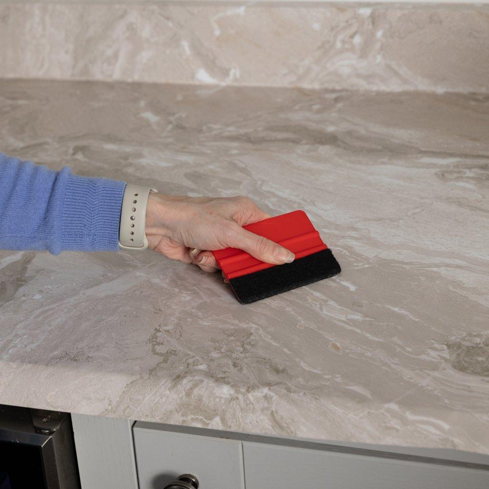 Sand - D C Fix - Marble Paladina Sand Self-adhesive Vinyl 67.5cm x3 - 4