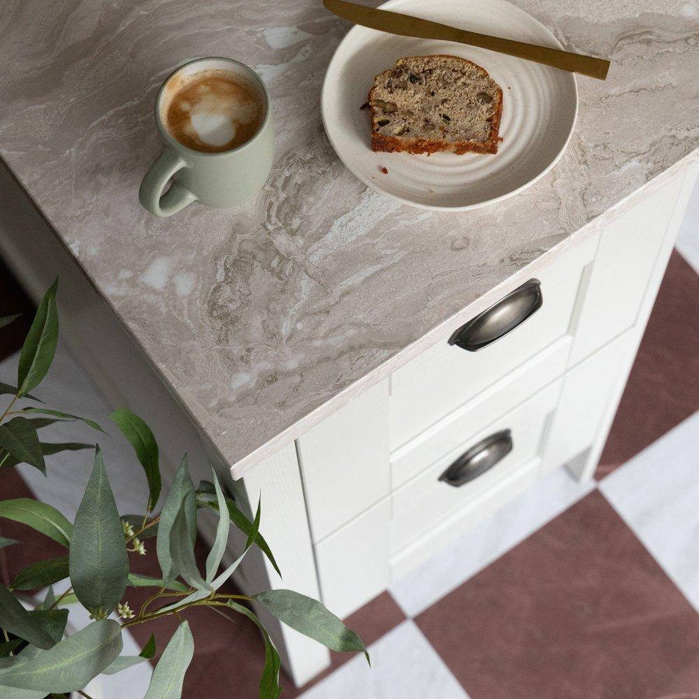 Sand - D C Fix - Marble Paladina Sand Self-adhesive Vinyl 67.5cm x3 - 7