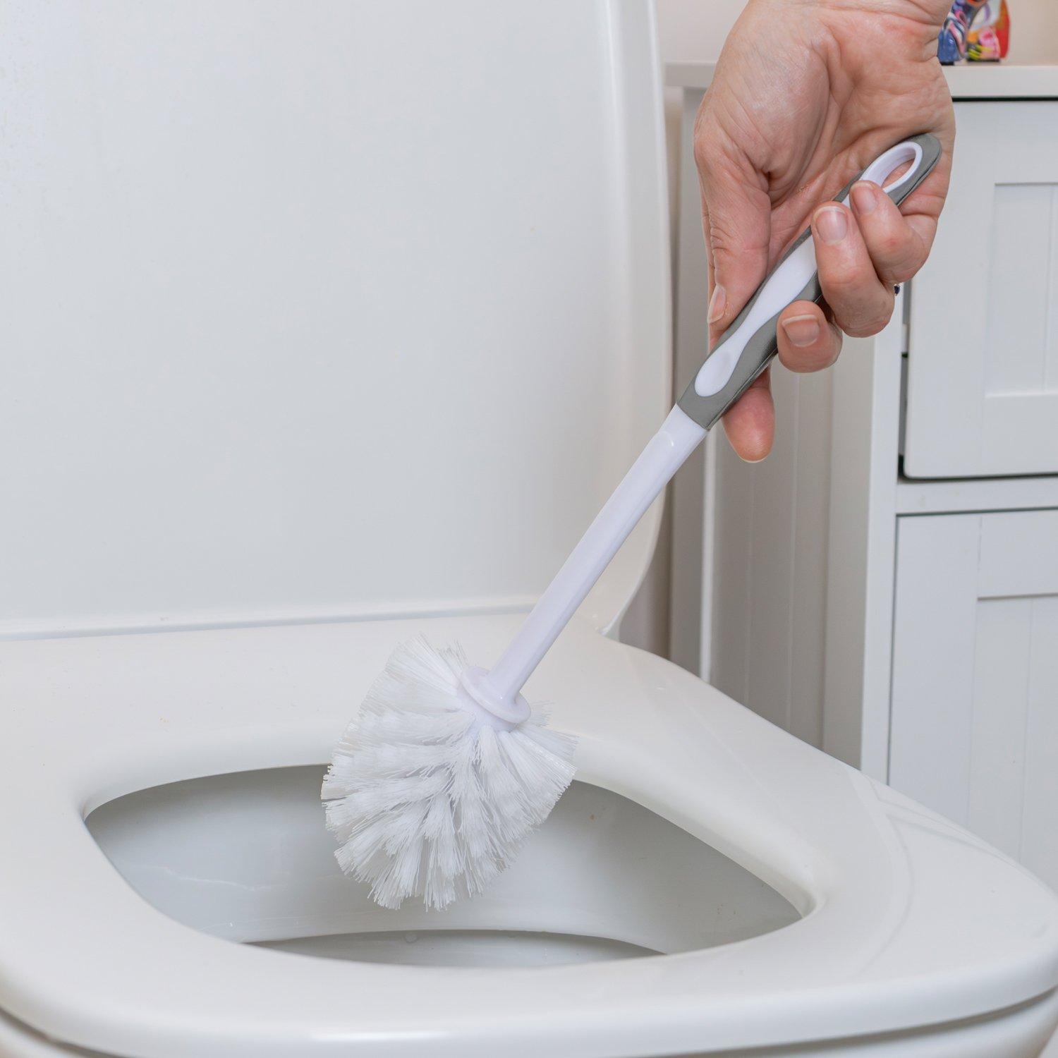Grey - JVL - JVL Toilet Brush - Grey - 7