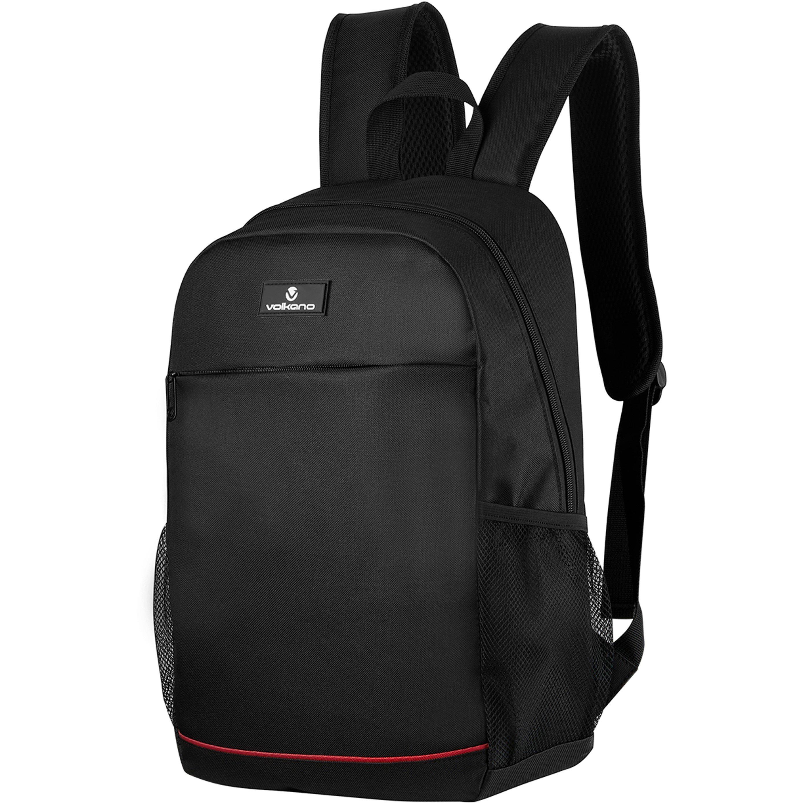 Black - Volkano - Volkano Industrial Series 15.6 Laptop Backpack - 1