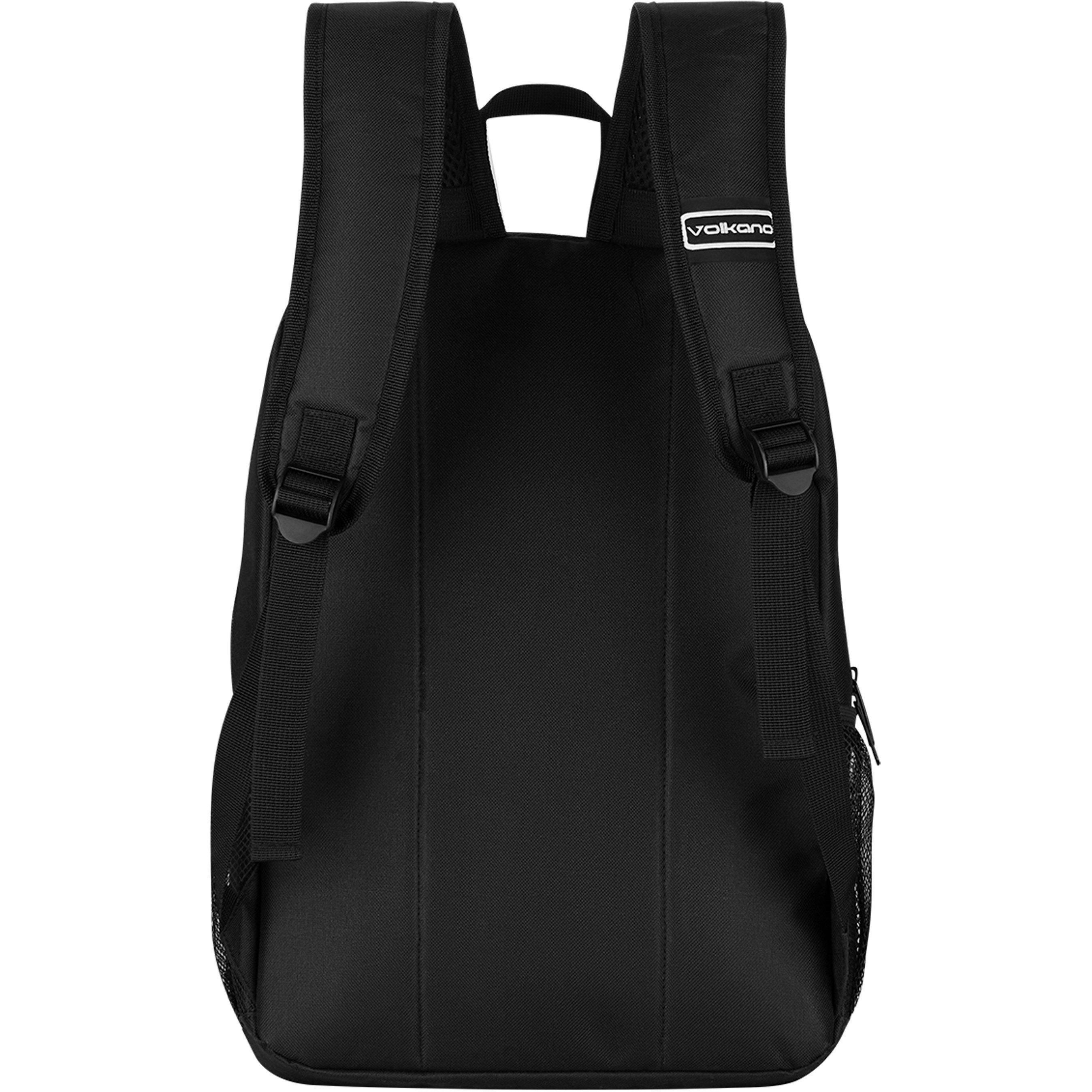 Black - Volkano - Volkano Industrial Series 15.6 Laptop Backpack - 3