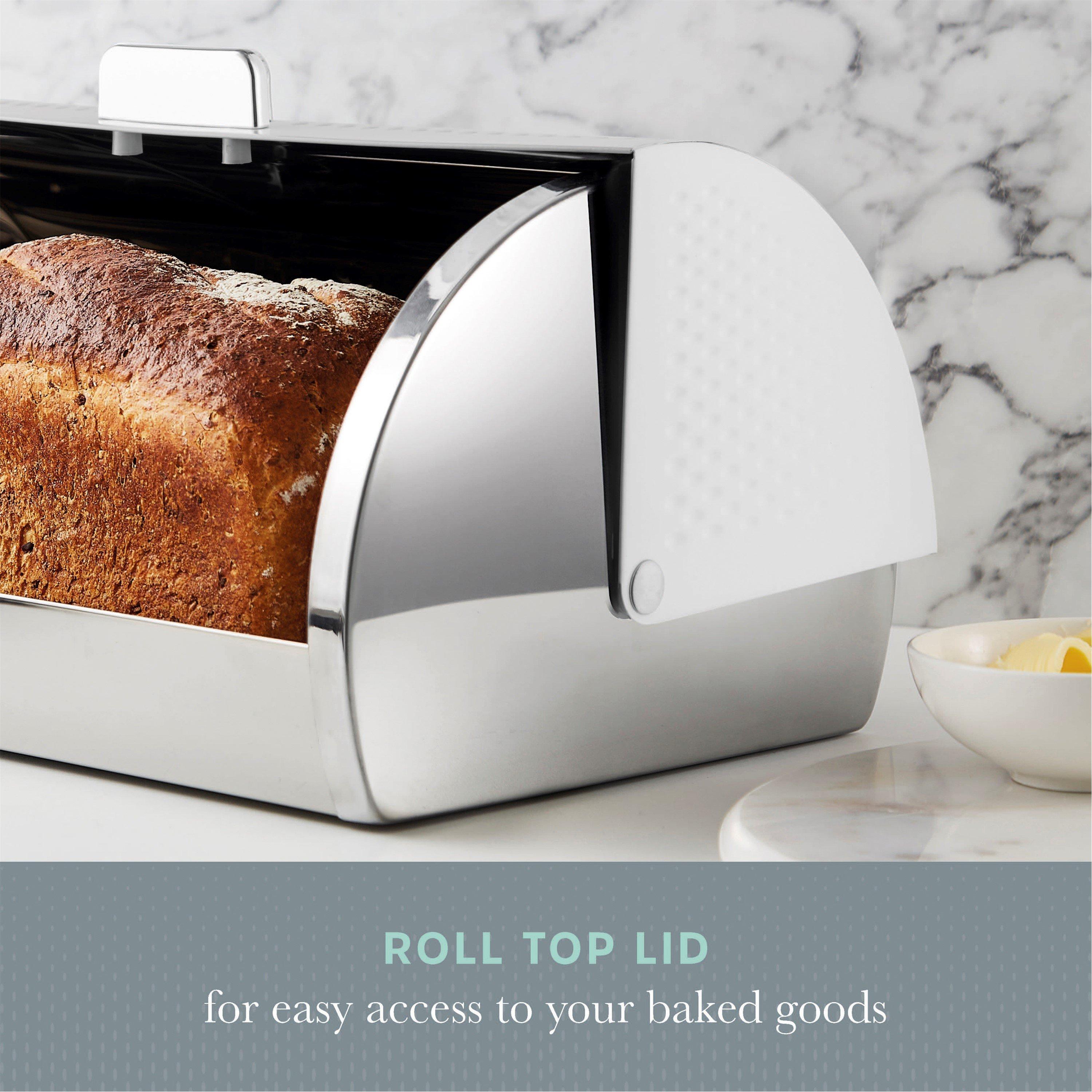 White - Swan - Elegance Bread Bin - 3