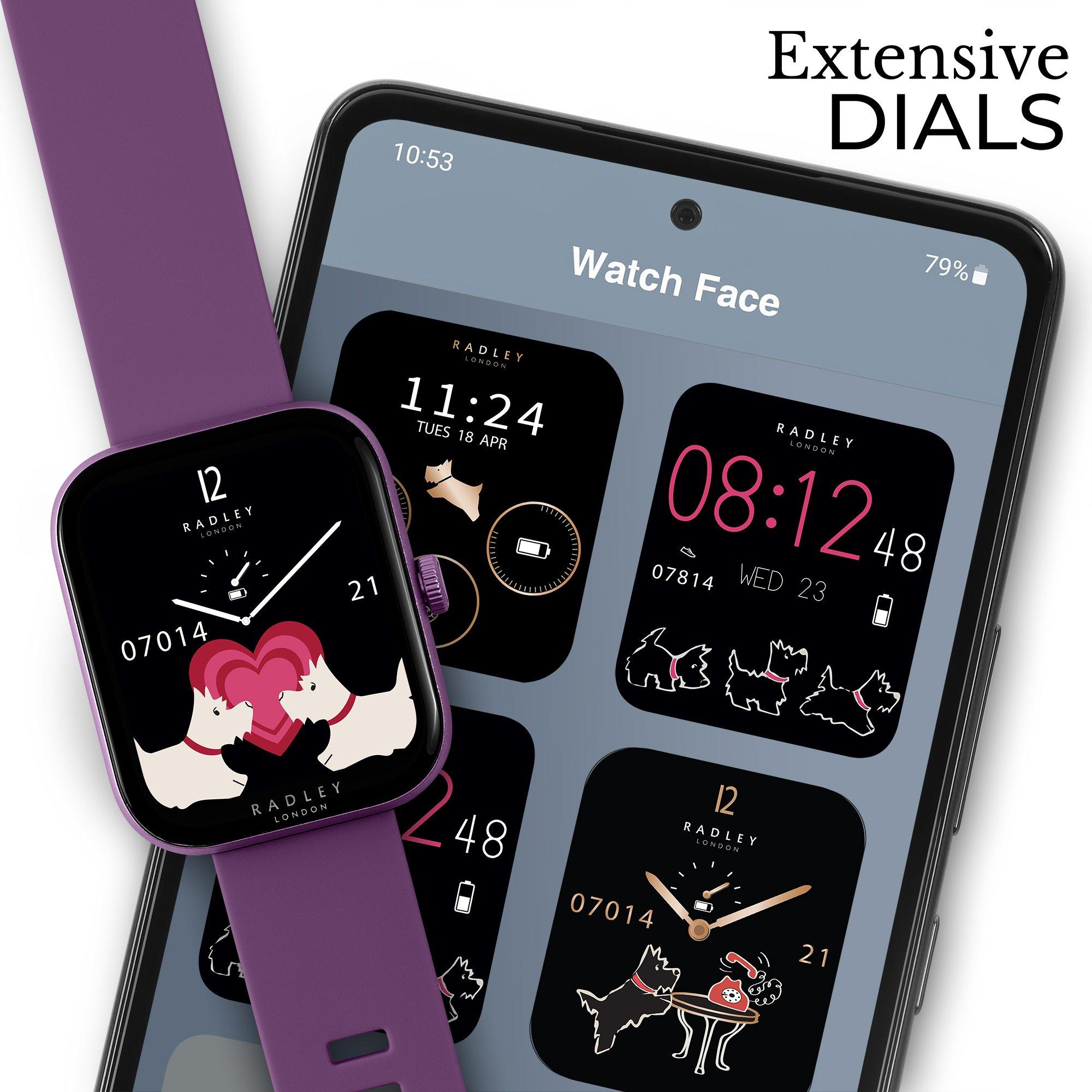 Purple - Radley - Radley Series 32 Purple Smart Watch - 3