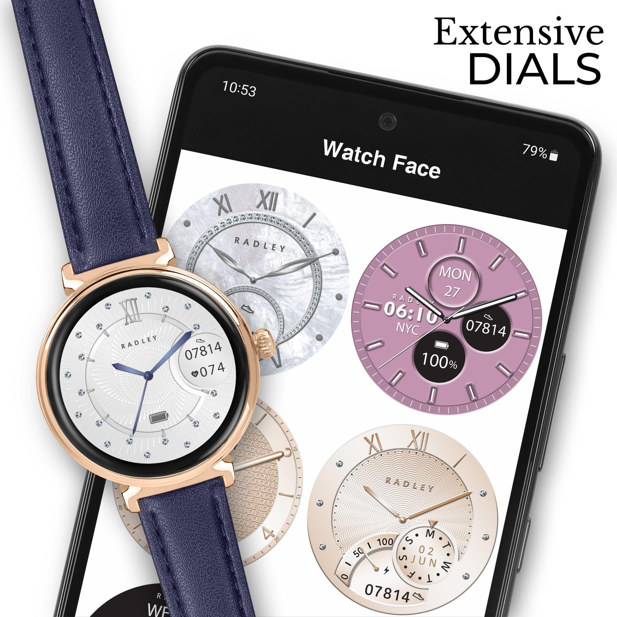 Blue - Radley - Radley Series 48 AMOLED Navy Smart Watch - 4