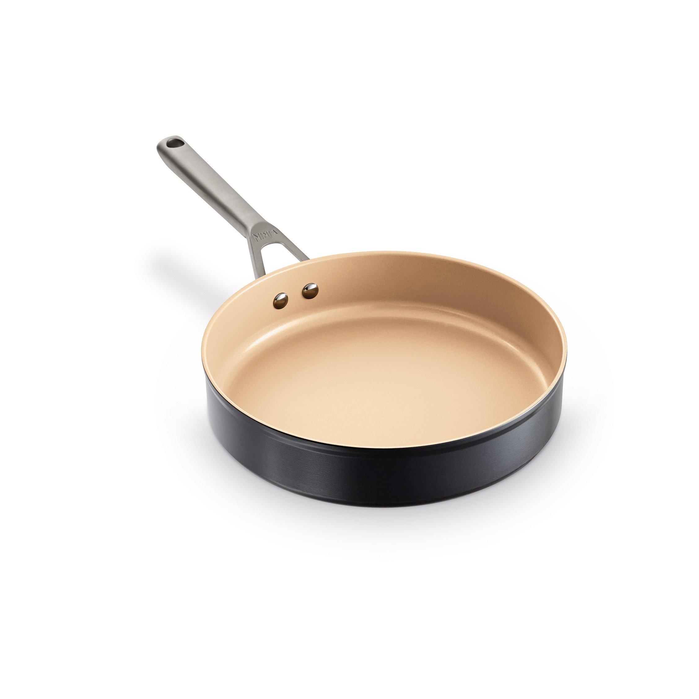 Grey - Ninja - Extended Life Ceramic 26cm Saute Pan CW90126EUI - 2