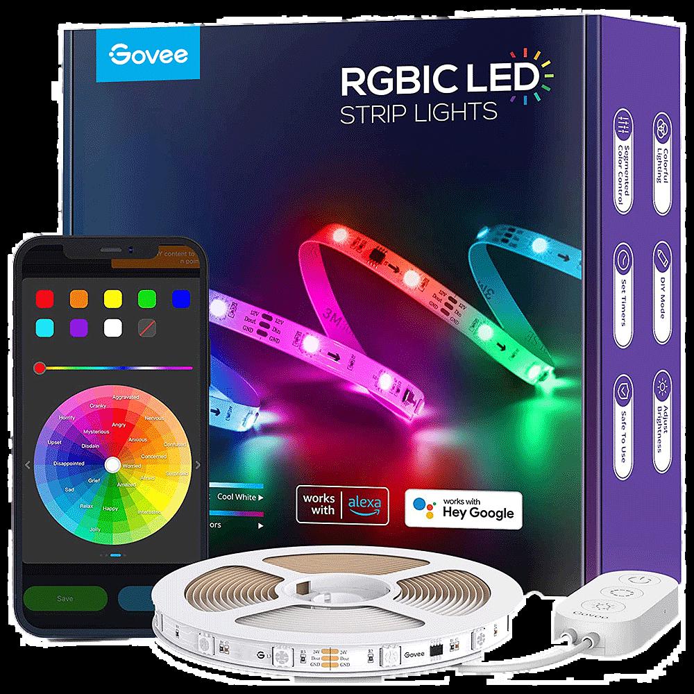 Multi - GOVEE - RGBIC LED Strip Lights (5M) - 1