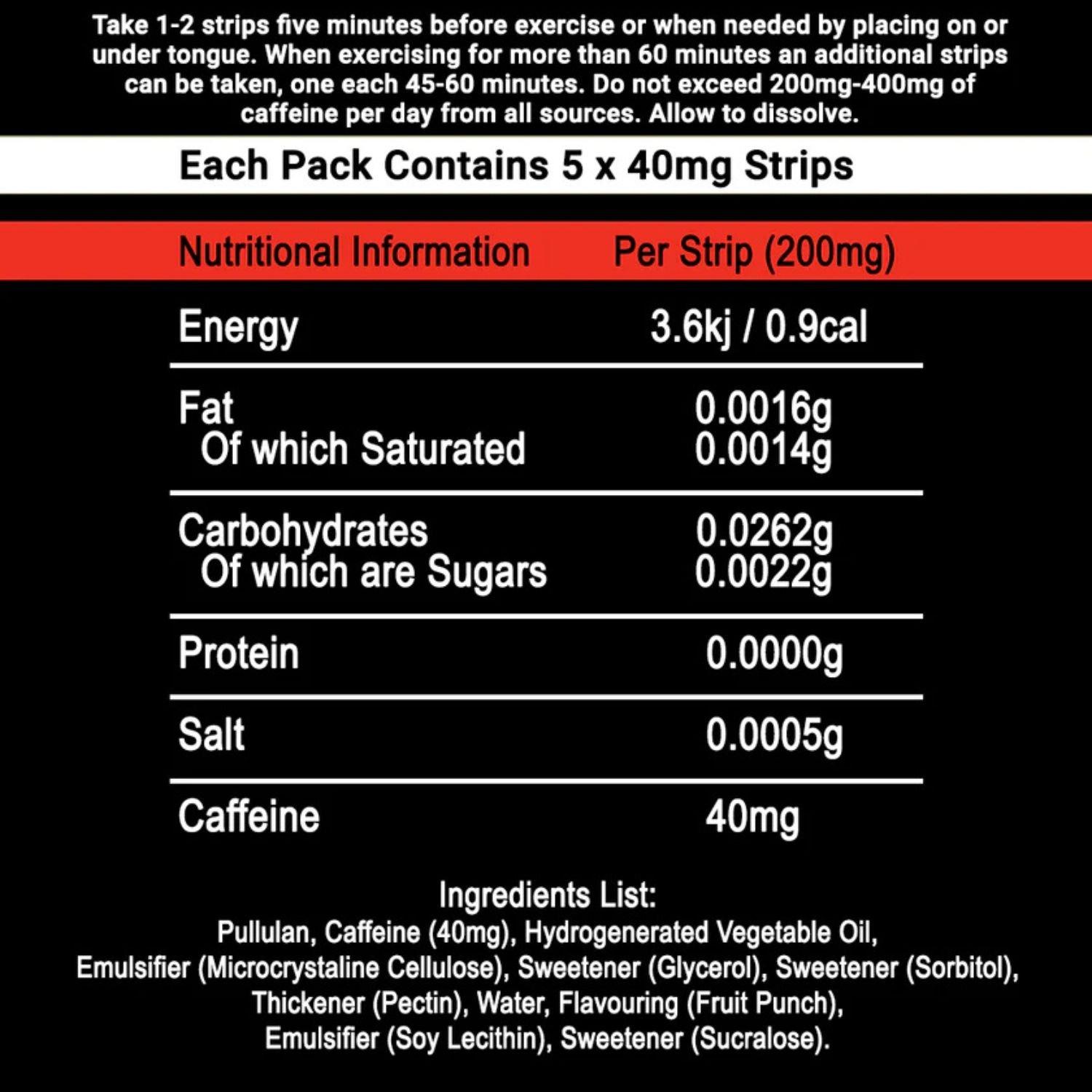 Tropical Hit - Revvies - Energy Strips 40mg of Caffeine (12 x 5 Pack) - 4