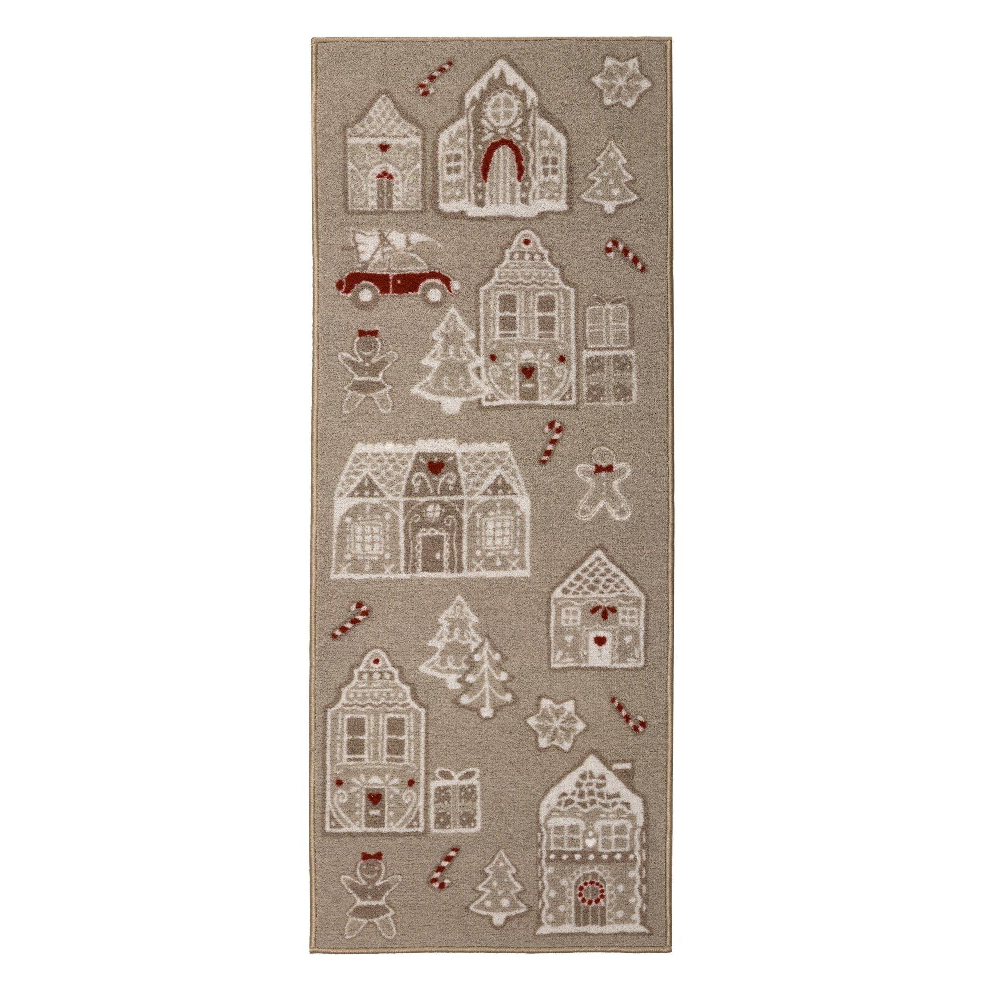 Beige - Homemaker - Gingerbread Festive Runner Beige - 2