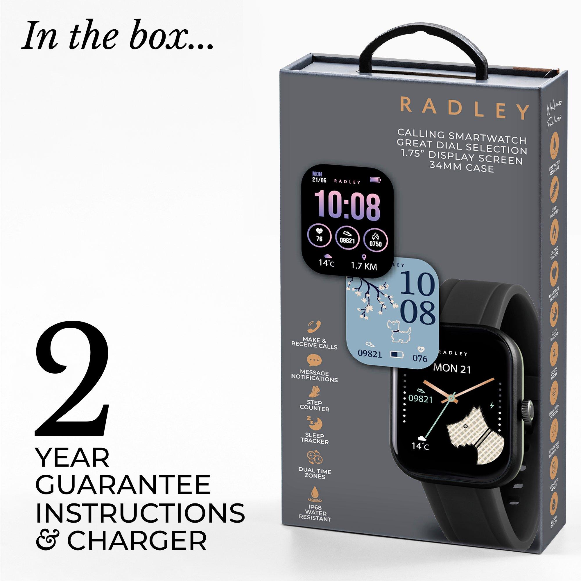Black - Radley - Radley Series 55 Black Smart Watch - 5