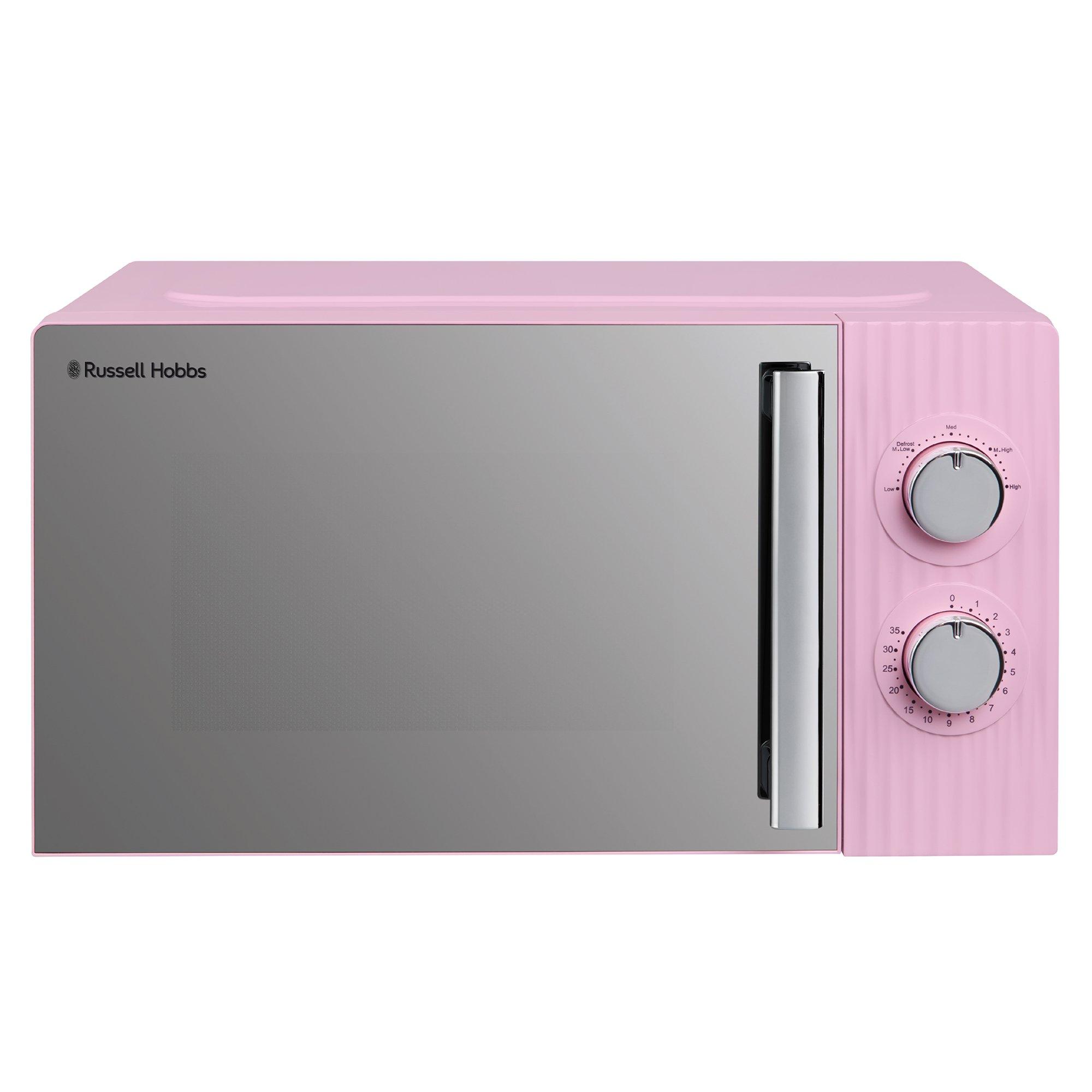 Raspberry Pink - Russell Hobbs - RHMM725RP Eden 17L Raspberry Pink Manual Microwave - 1