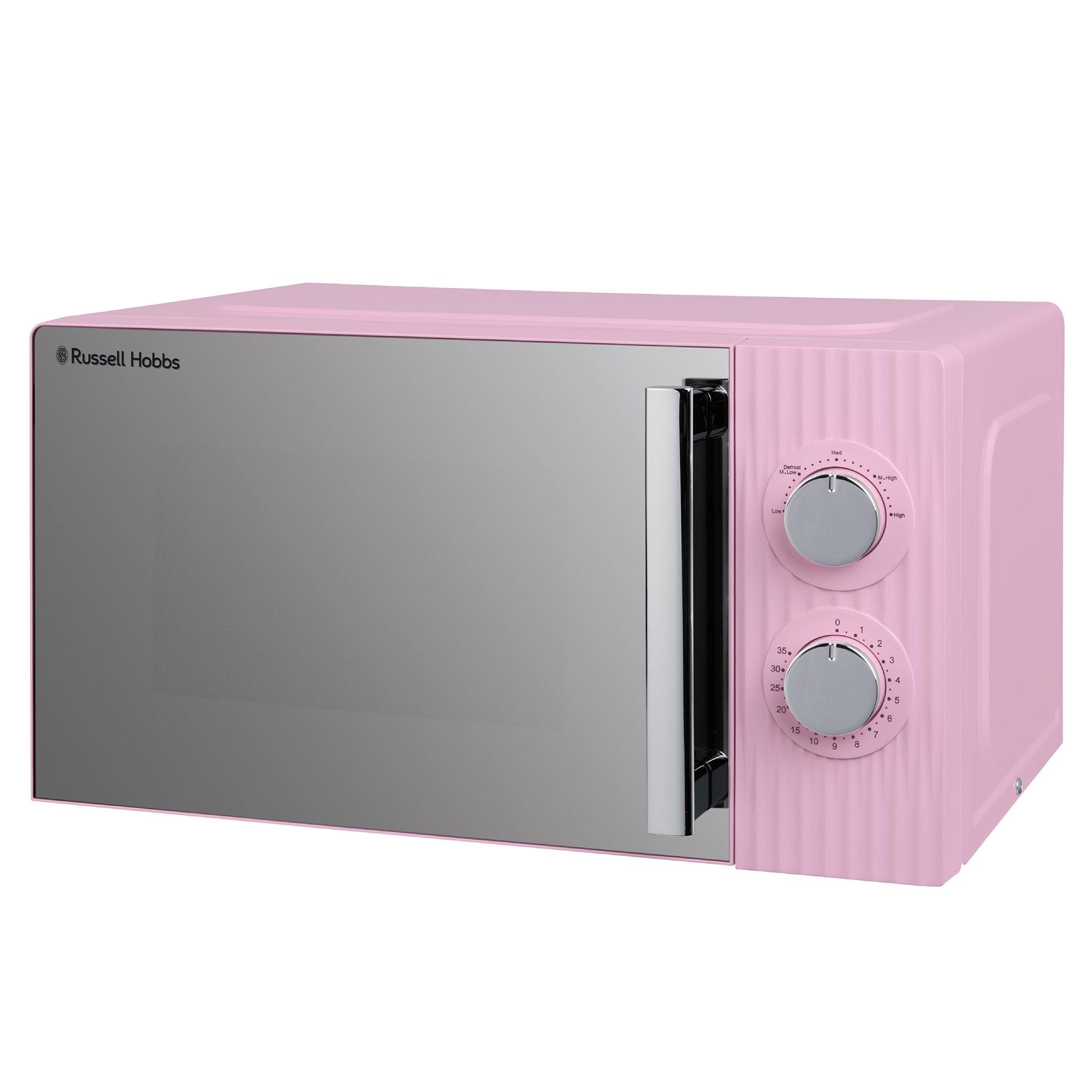 Raspberry Pink - Russell Hobbs - RHMM725RP Eden 17L Raspberry Pink Manual Microwave - 2