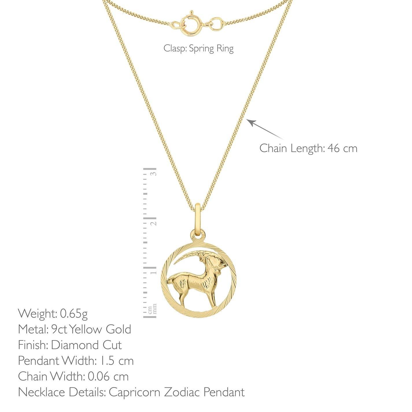 Yellow Gold - Be You - 9ct Gold Zodiac Necklace - 3