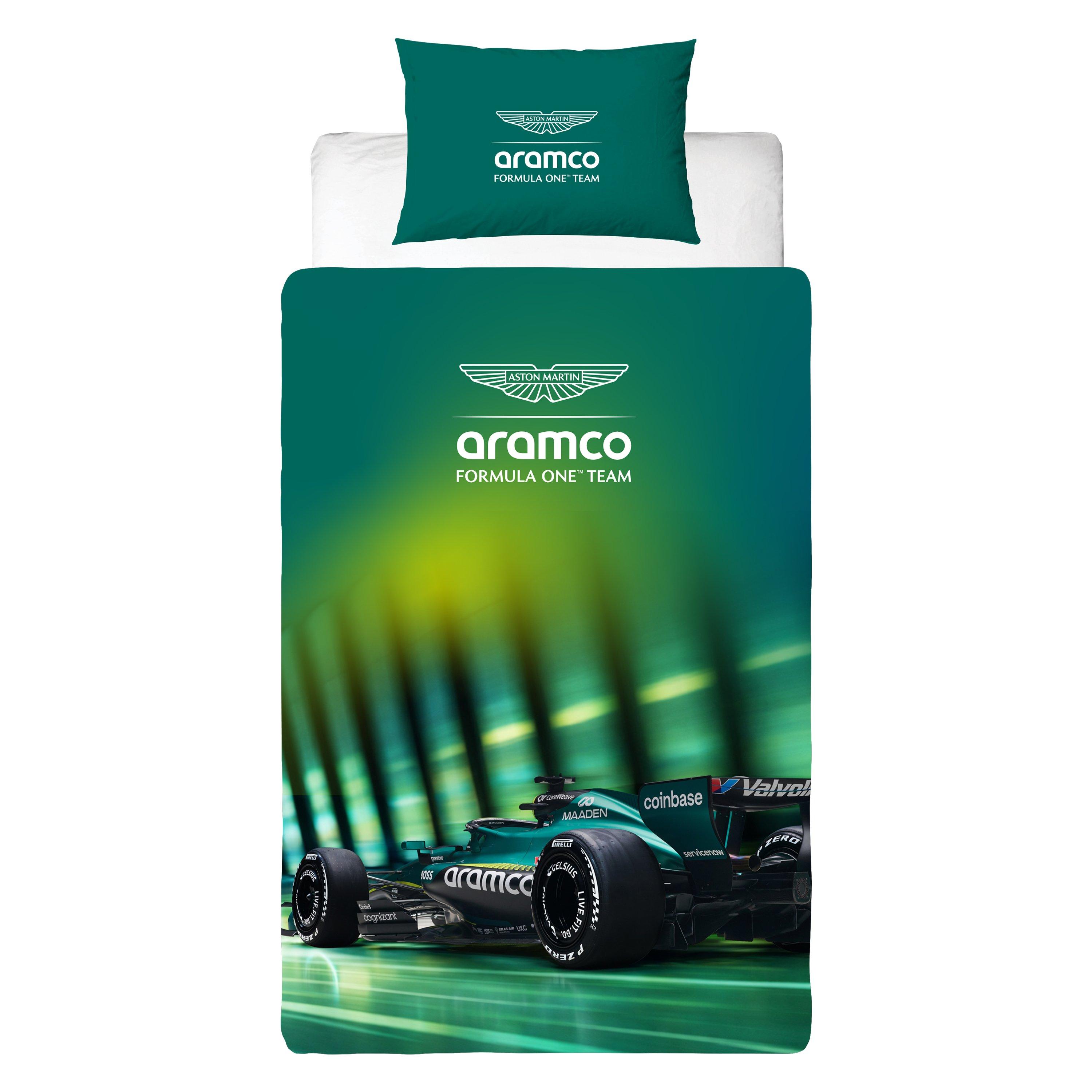 Green - Aston Martin - Aston Martin Wings Single Panel Duvet - 12