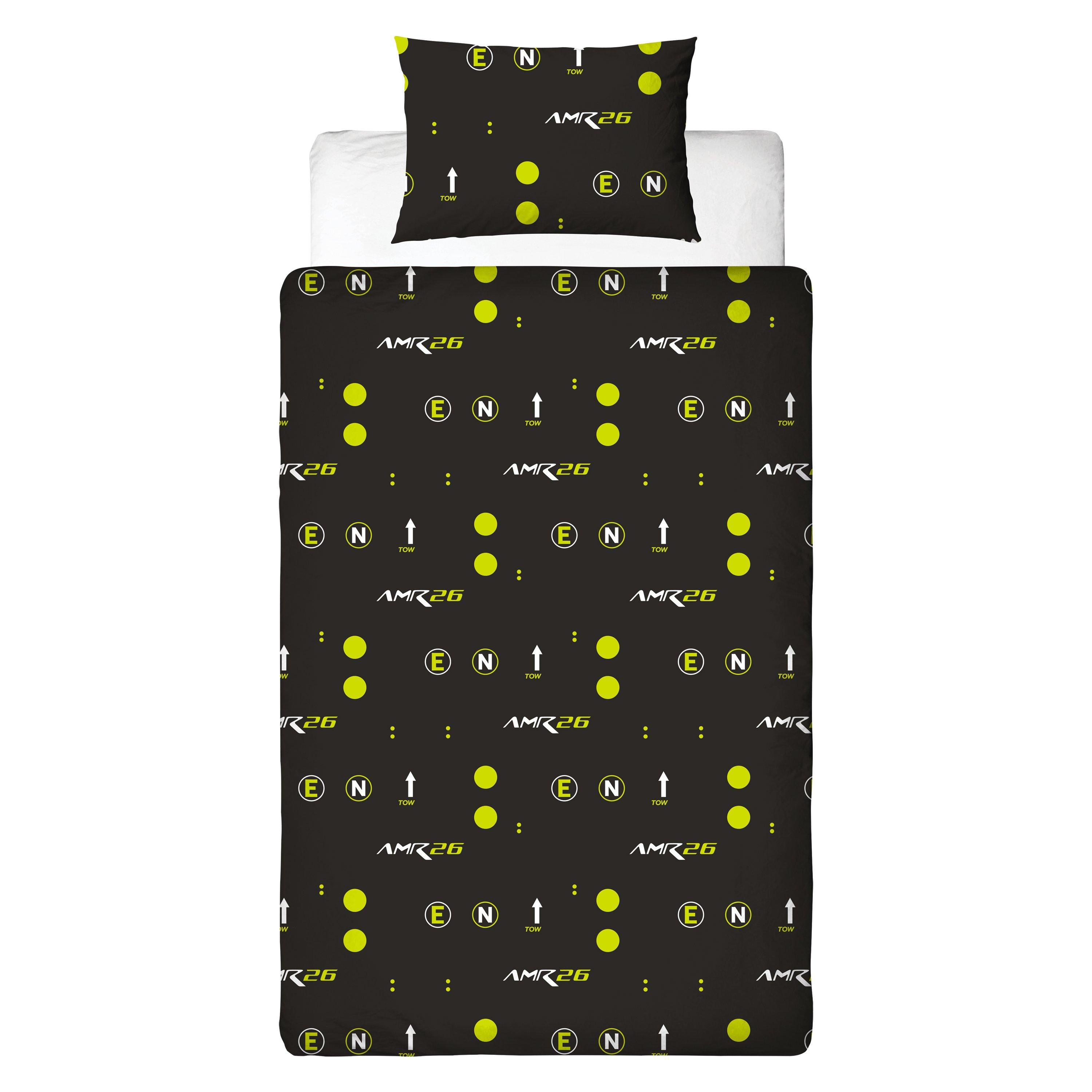 Green - Aston Martin - Aston Martin Wings Single Panel Duvet - 13