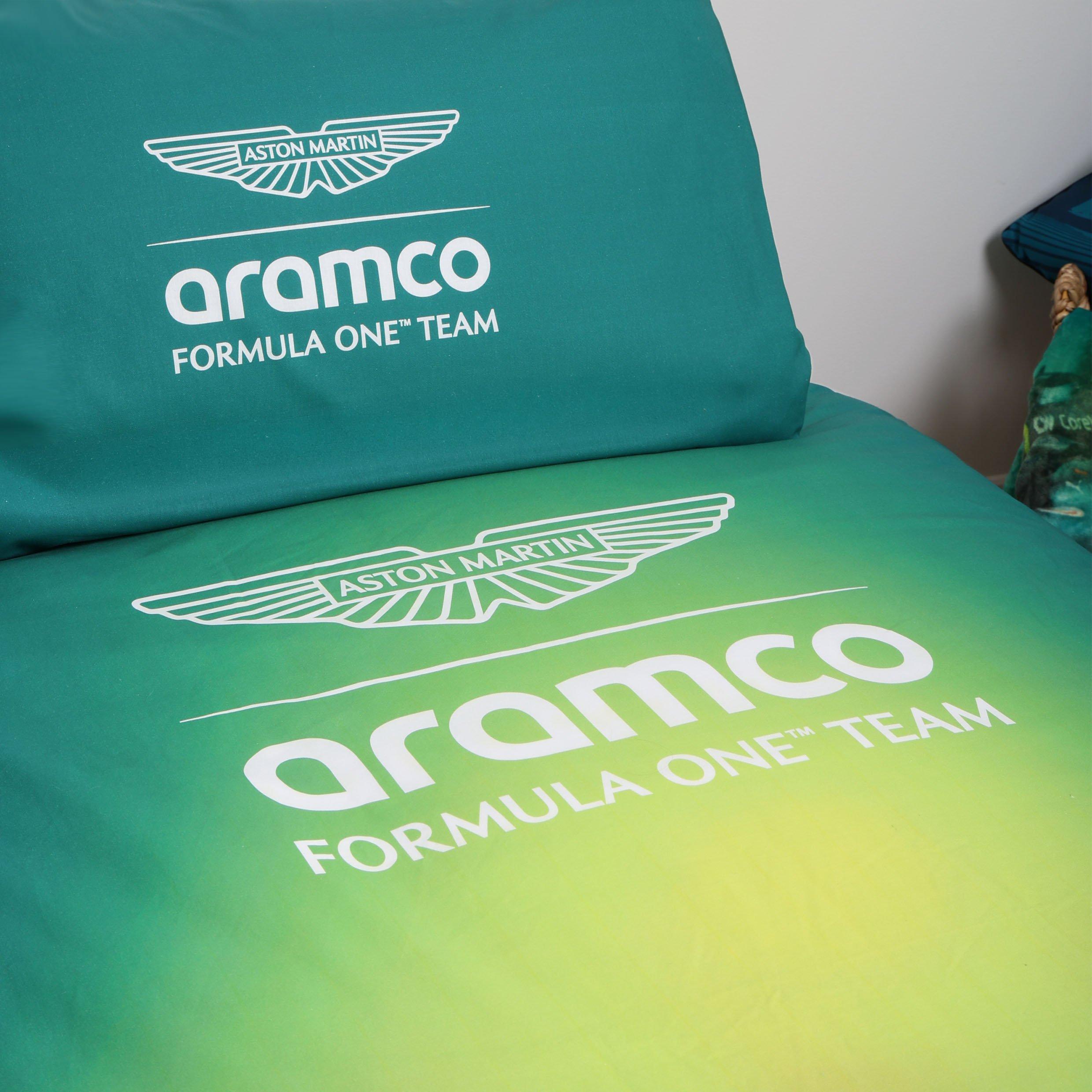 Green - Aston Martin - Aston Martin Wings Single Panel Duvet - 4
