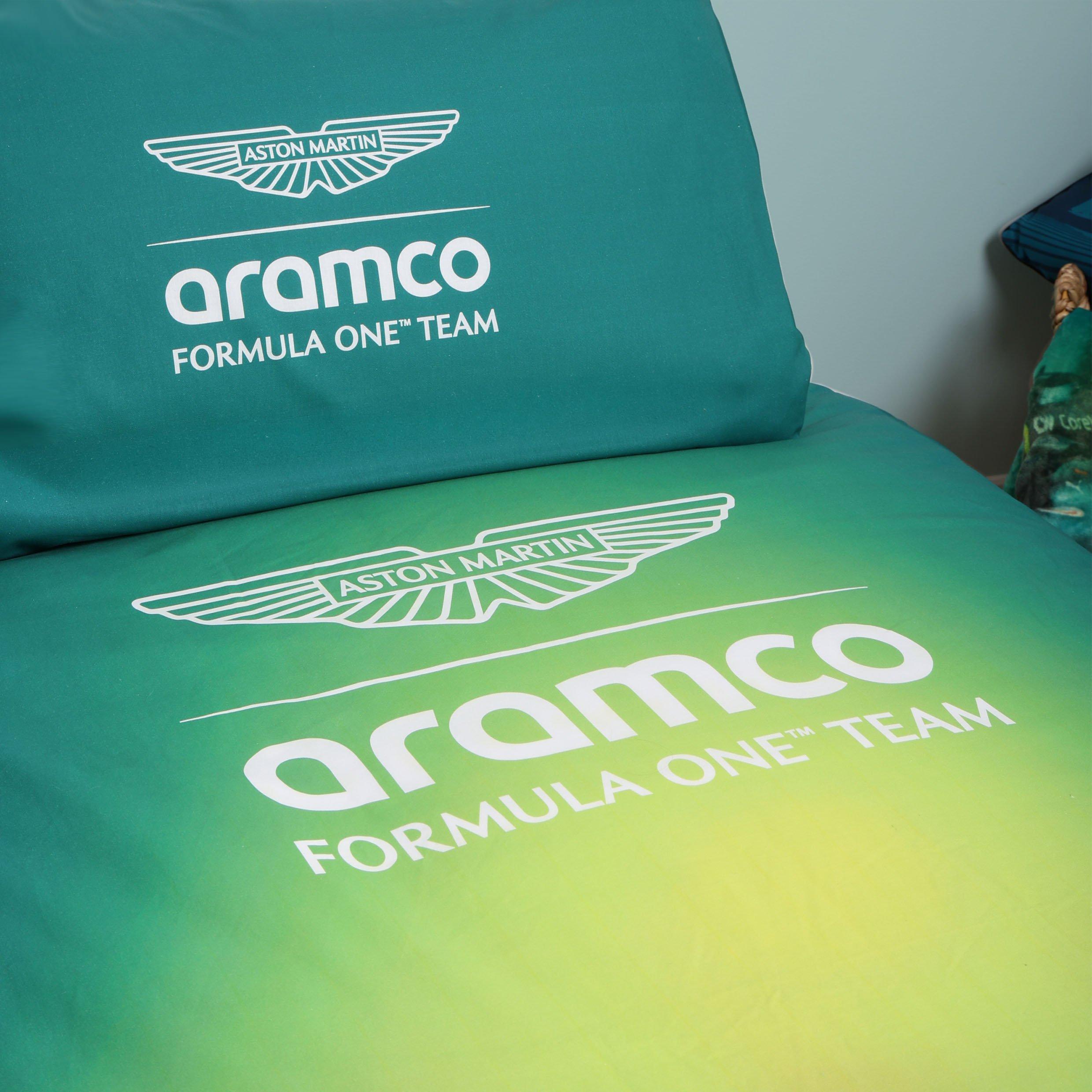Green - Aston Martin - Aston Martin Wings Single Panel Duvet - 5