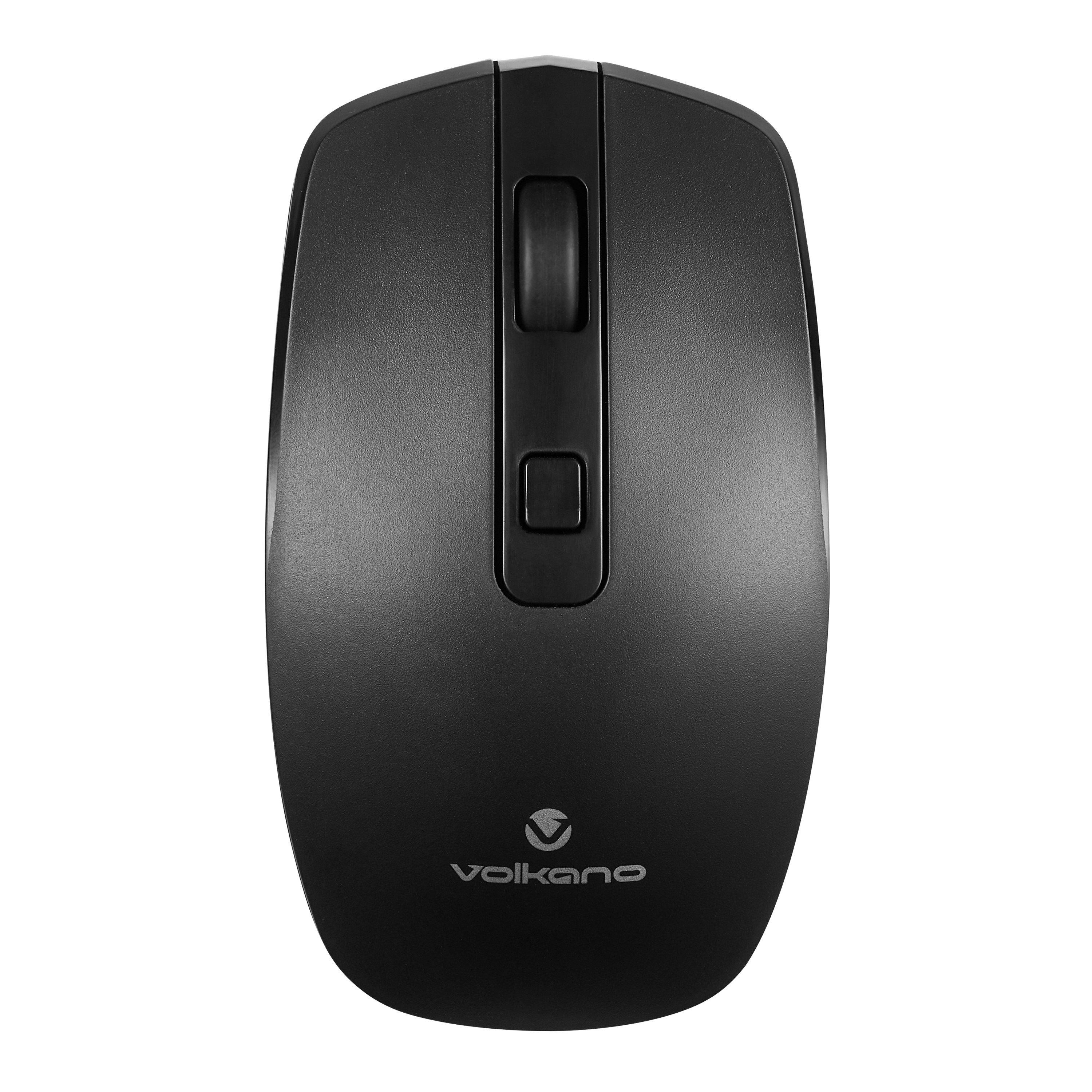 Black - Volkano - Volkano Granite Series Rechargeable Wireless Mouse - 1