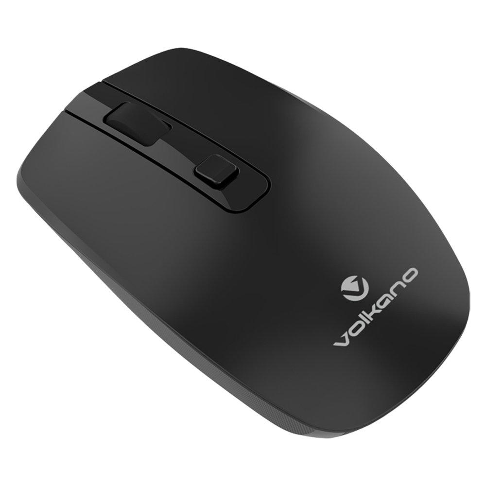 Black - Volkano - Volkano Granite Series Rechargeable Wireless Mouse - 3