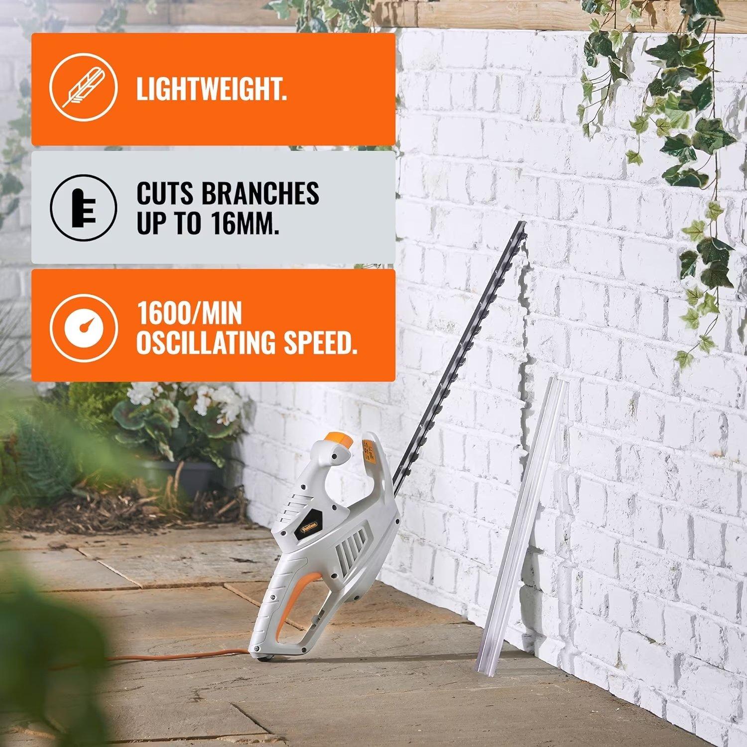 Grey - VonHaus - VonHaus  - 450W Hedge Trimmer - 2