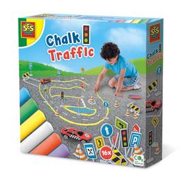 SES Creative Playground Chalk Traffic