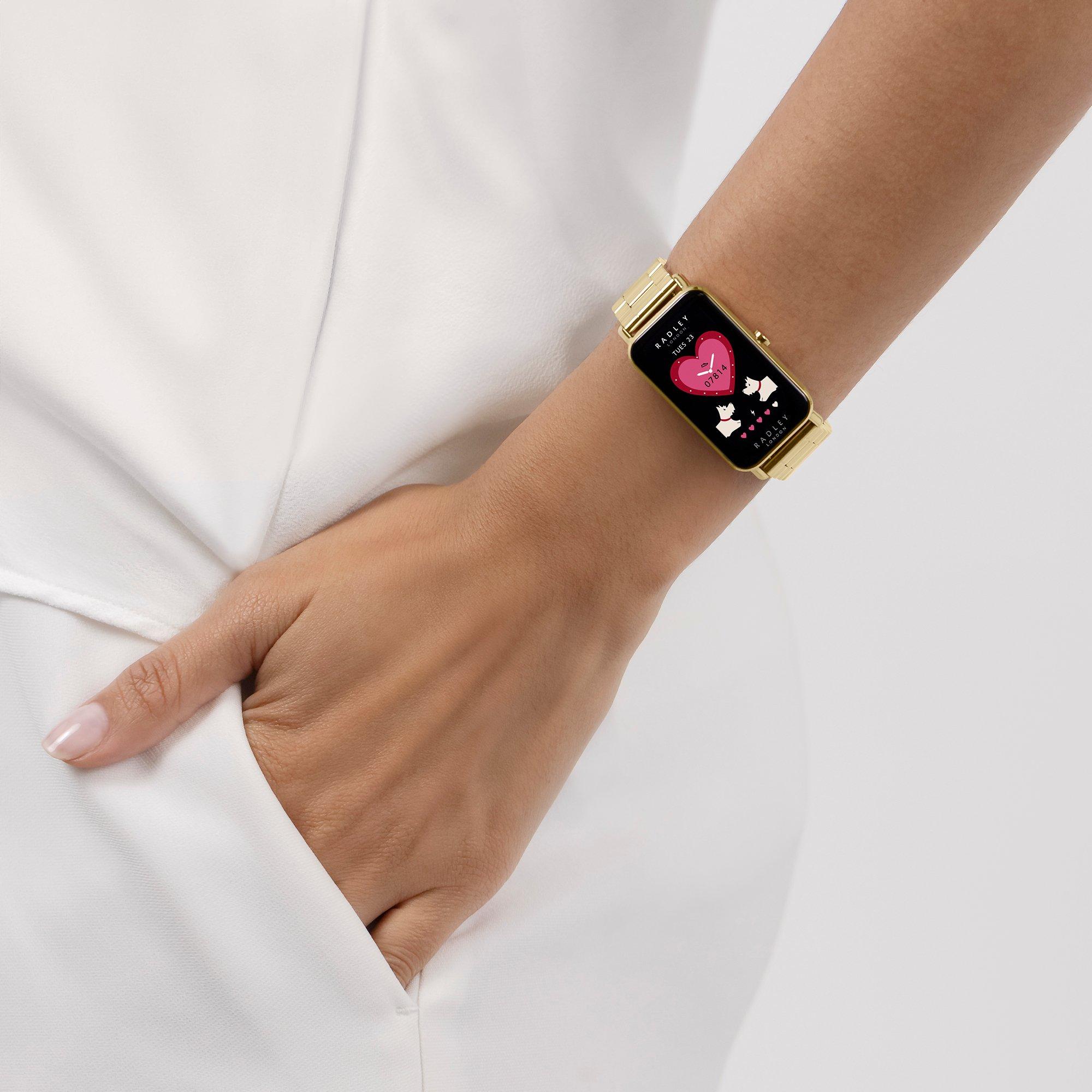 Gold - Radley - Radley Series 21 Pale Gold Smart Watch - 2