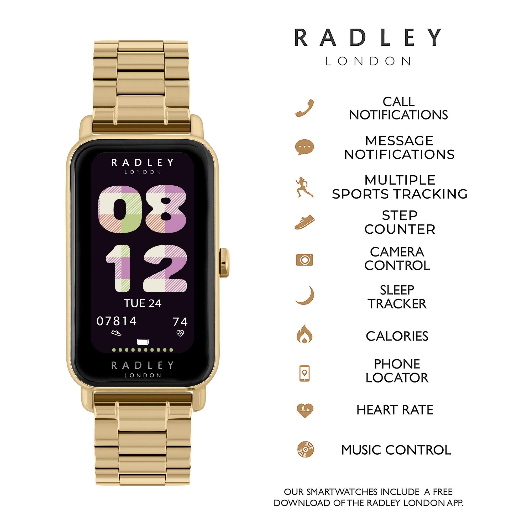 Gold - Radley - Radley Series 21 Pale Gold Smart Watch - 3