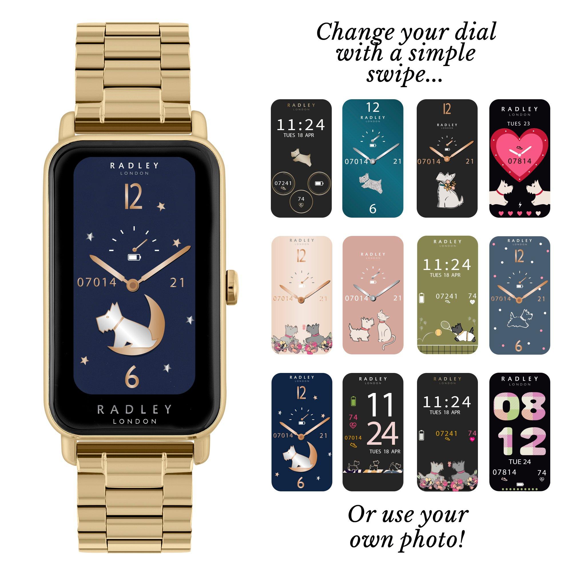 Gold - Radley - Radley Series 21 Pale Gold Smart Watch - 4