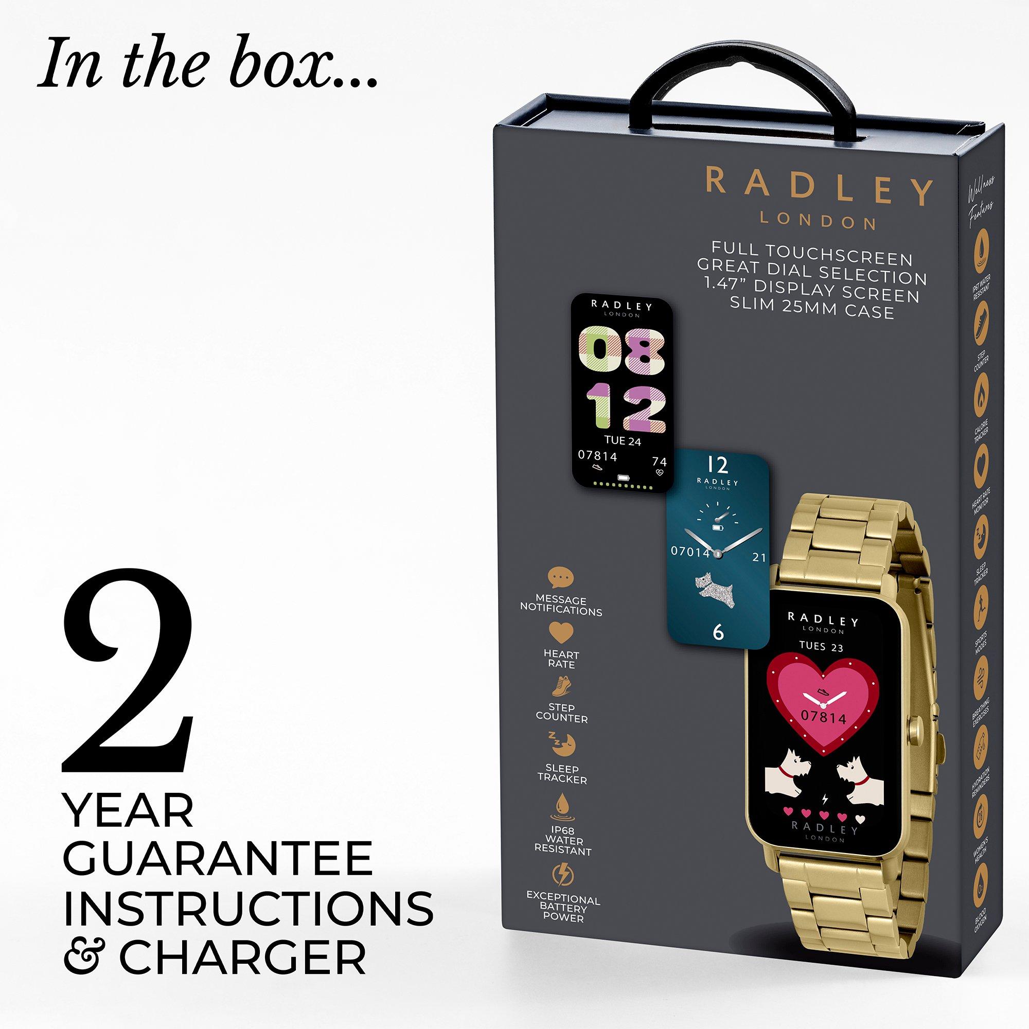 Gold - Radley - Radley Series 21 Pale Gold Smart Watch - 6
