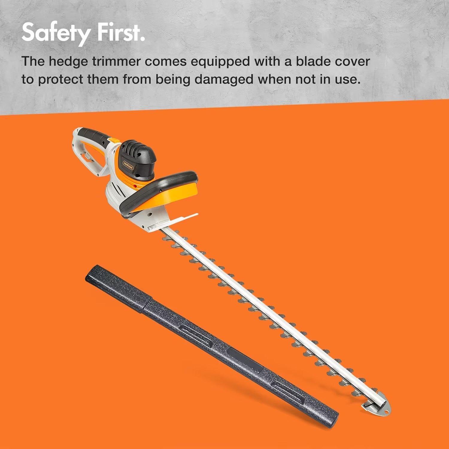 Grey - VonHaus - VonHaus  - 710W Rotatable Hedge Trimmer - 5