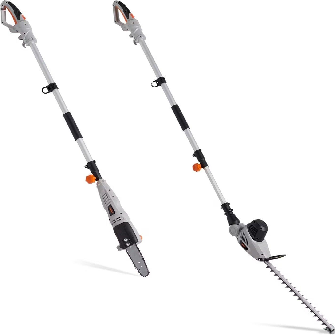 Grey - VonHaus - VonHaus 2 in 1 Chainsaw & Trimmer - 750W - 1