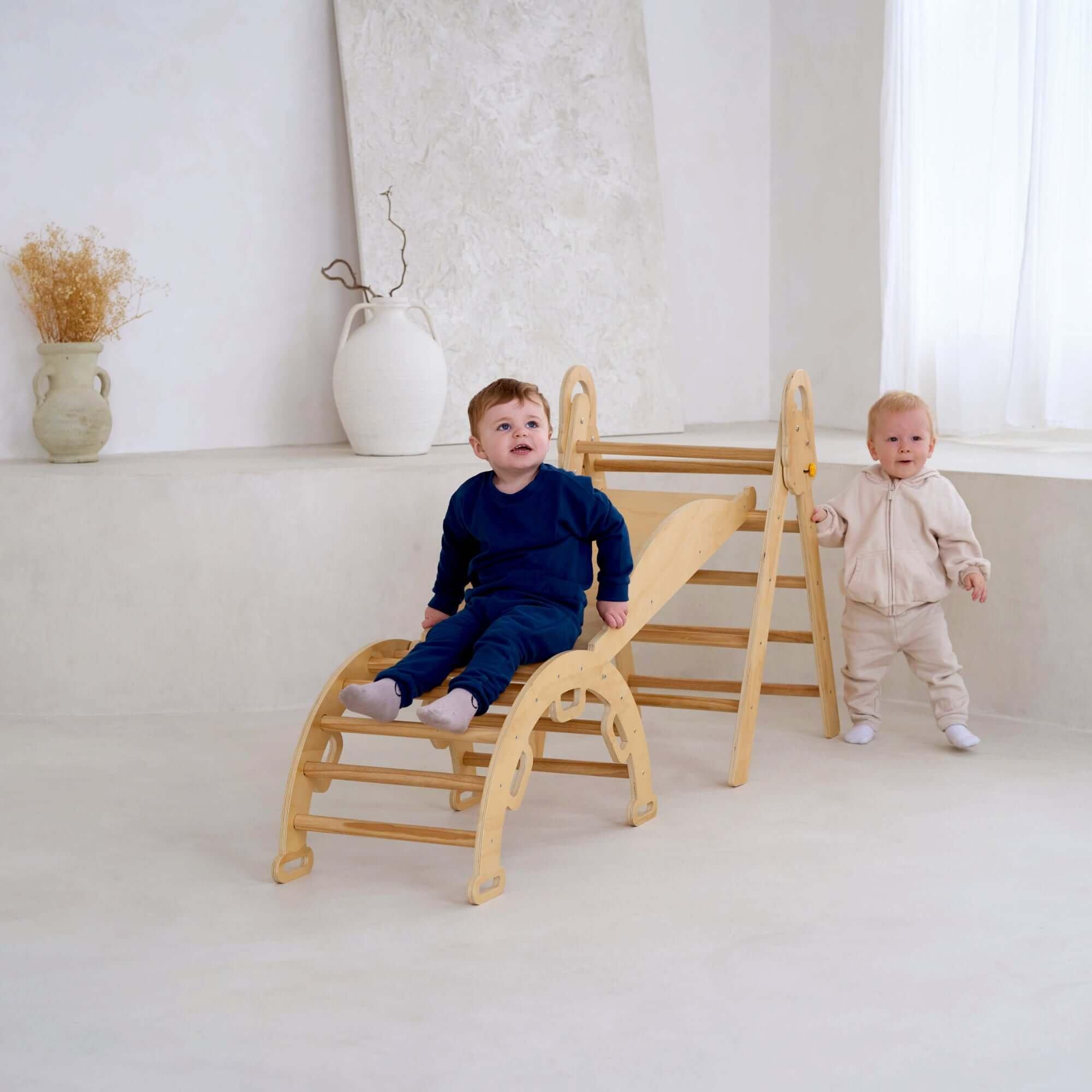 Natural - Clair De Lune - Clair de Lune 3 in 1 Activity Climbing Set - 1