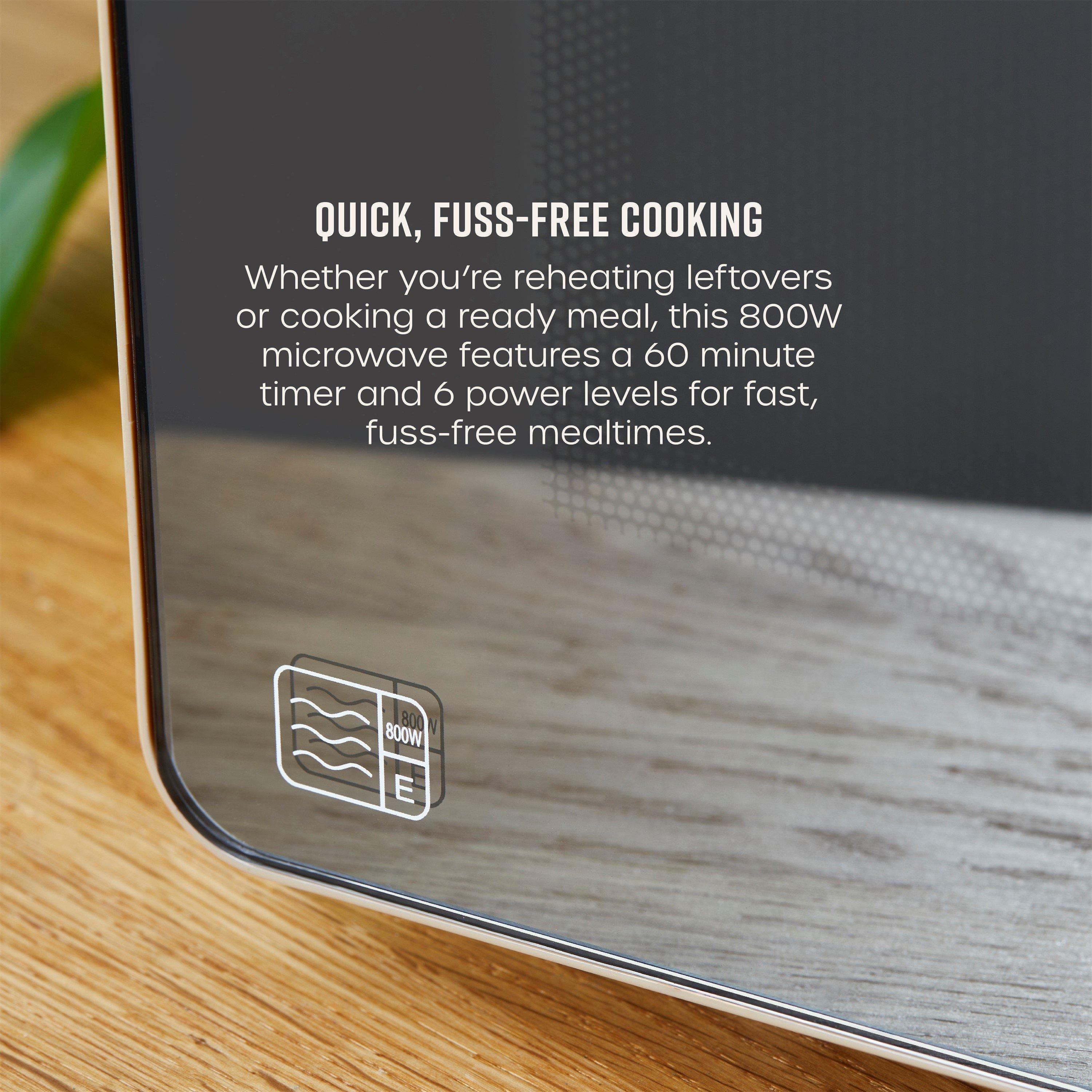 Oatmeal - Swan - Nordic 20L 800W Dig Microwave - 4