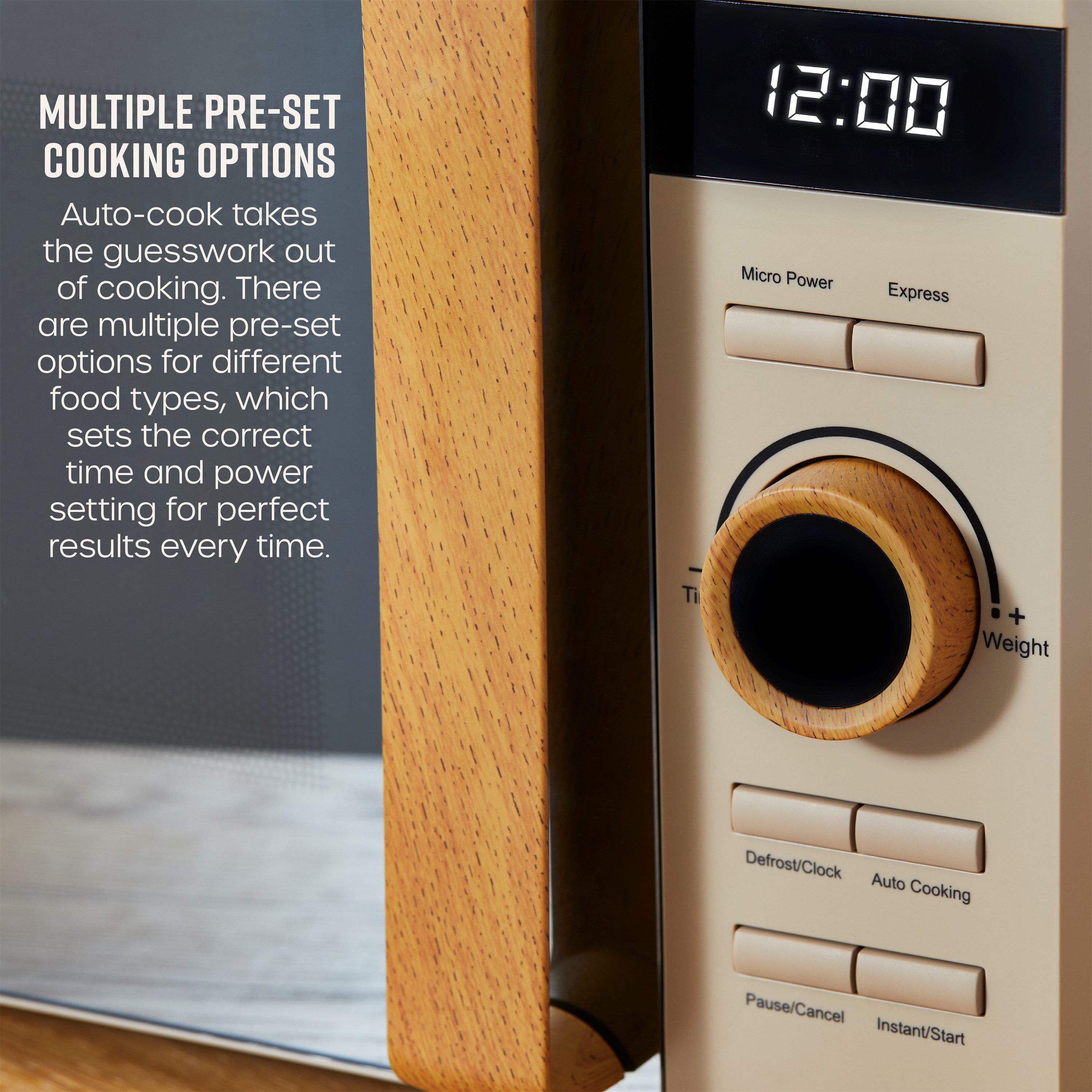 Oatmeal - Swan - Nordic 20L 800W Dig Microwave - 5