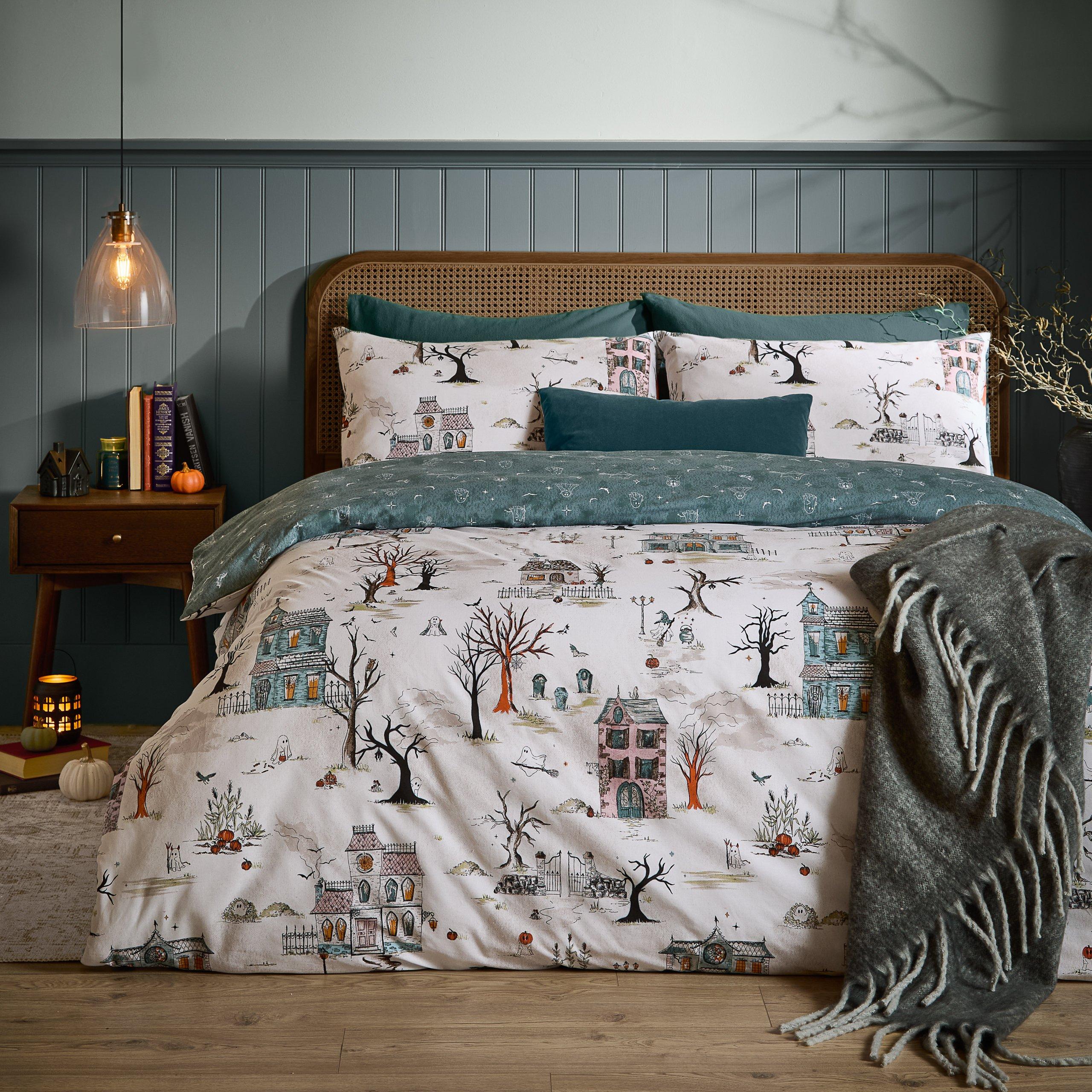 Dusk - Furn - Ghost Town Reversible Halloween Duvet Sets - 1