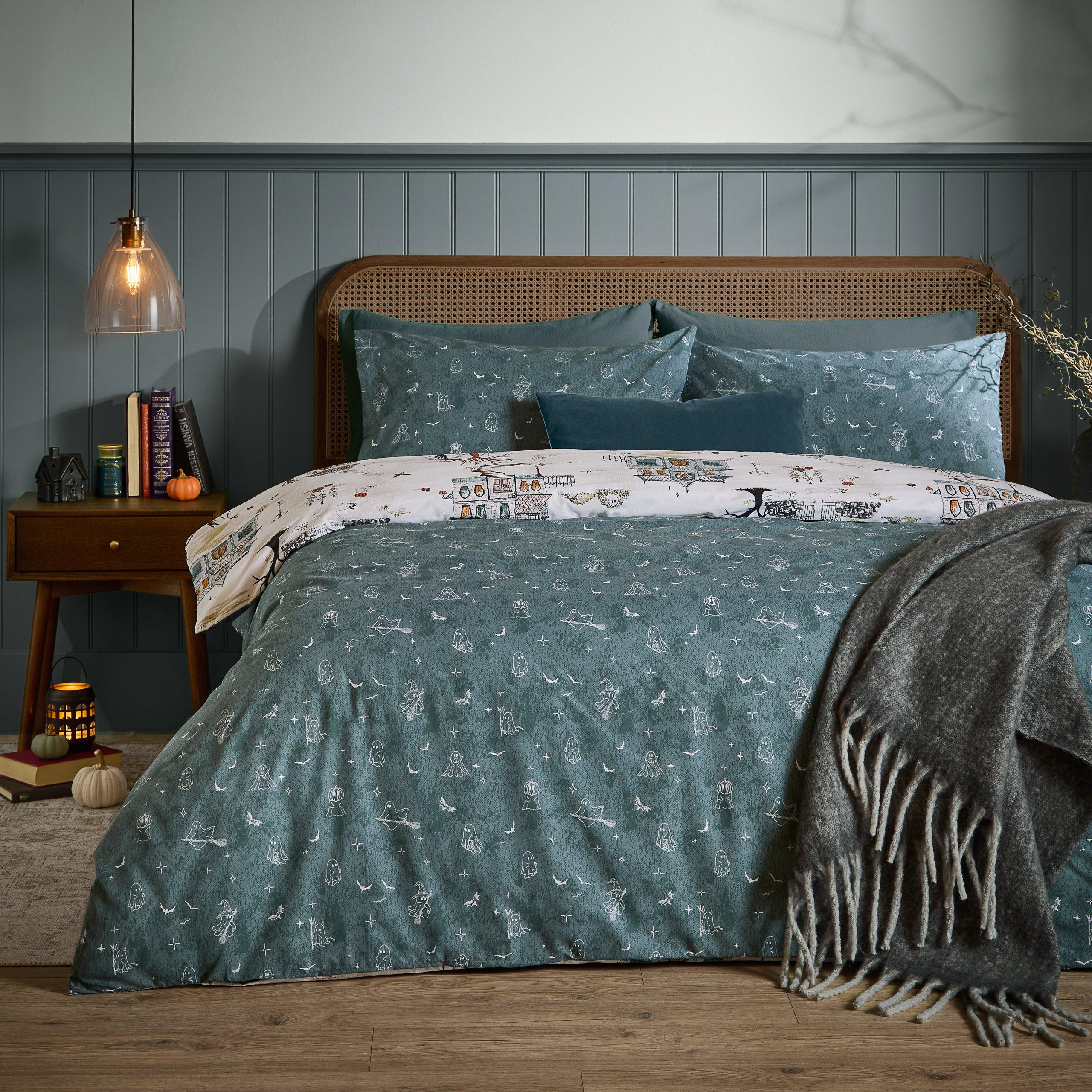Dusk - Furn - Ghost Town Reversible Halloween Duvet Sets - 2