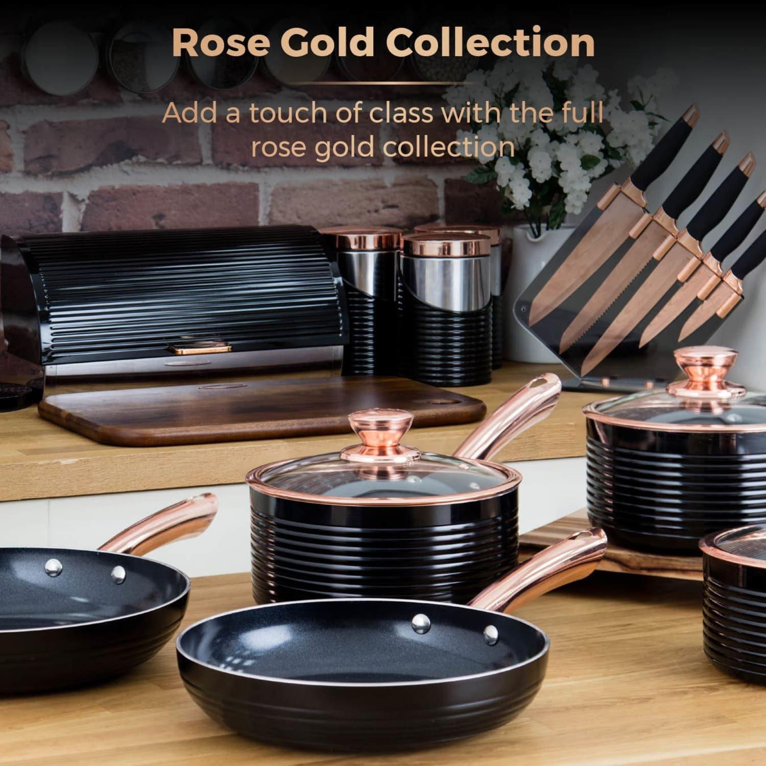 Black & Rose Go - Tower - Tower 3.5 Litre Slow Cooker with Tempered Glass Lid - 10