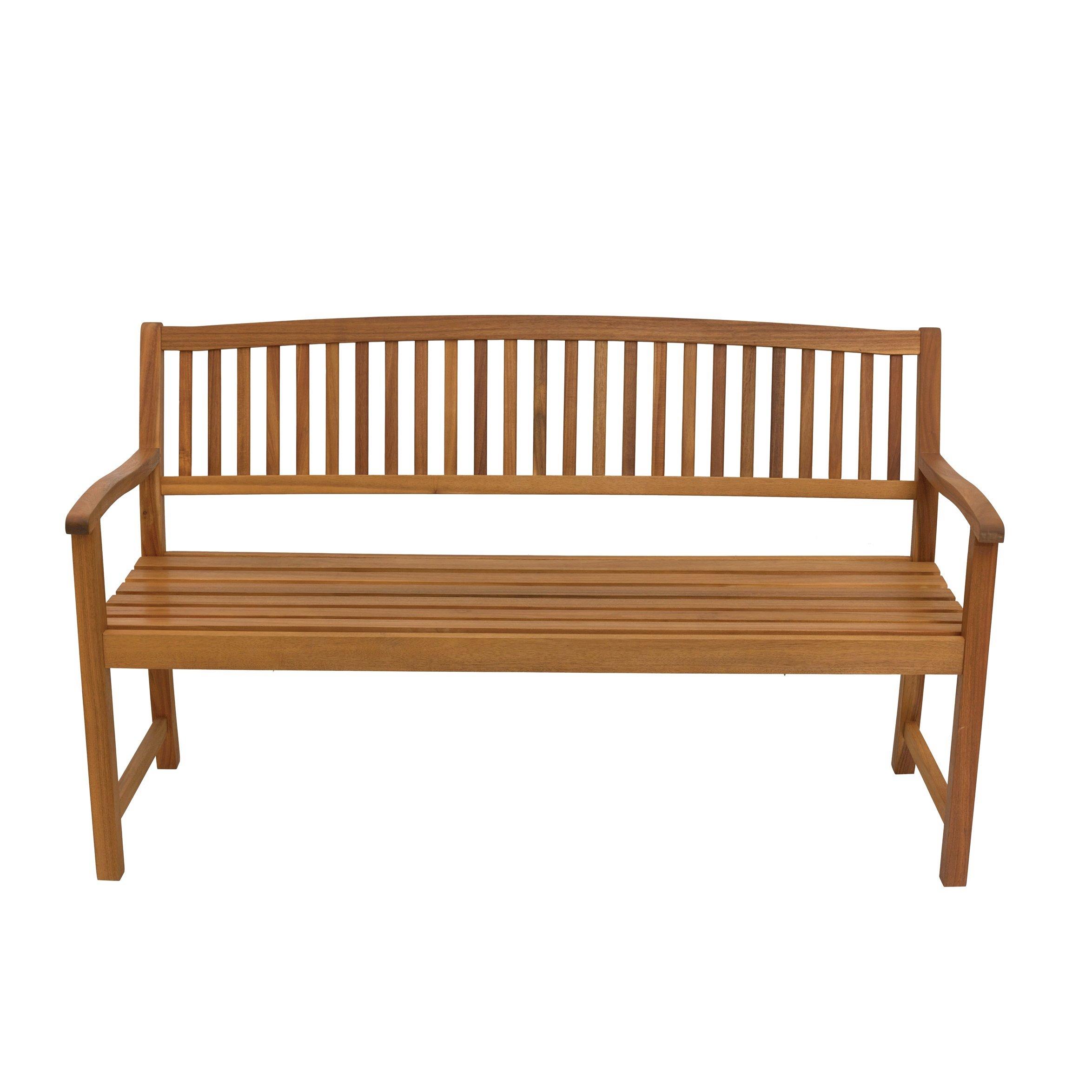 Wood - Suntime - Acacia Three Seater Garden Bench - 2