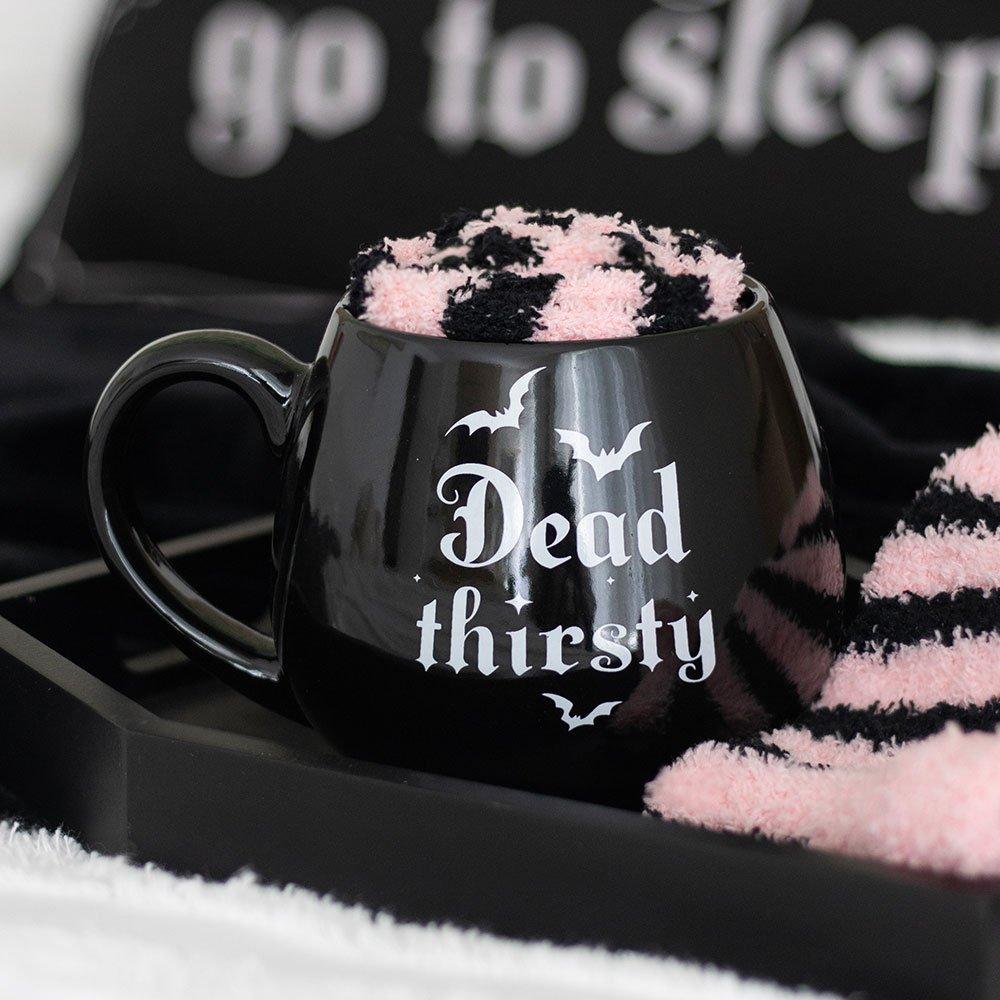 Something Different  Dead Thirsty Mug And Socks Set - Black
